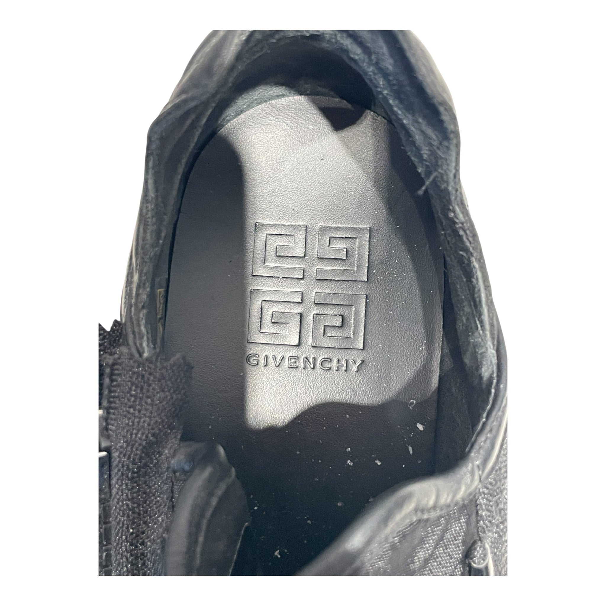 GIVENCHY/Low-Sneakers/EU 42/Leather/BLK/SPECTRE BLACK/GREY view 4