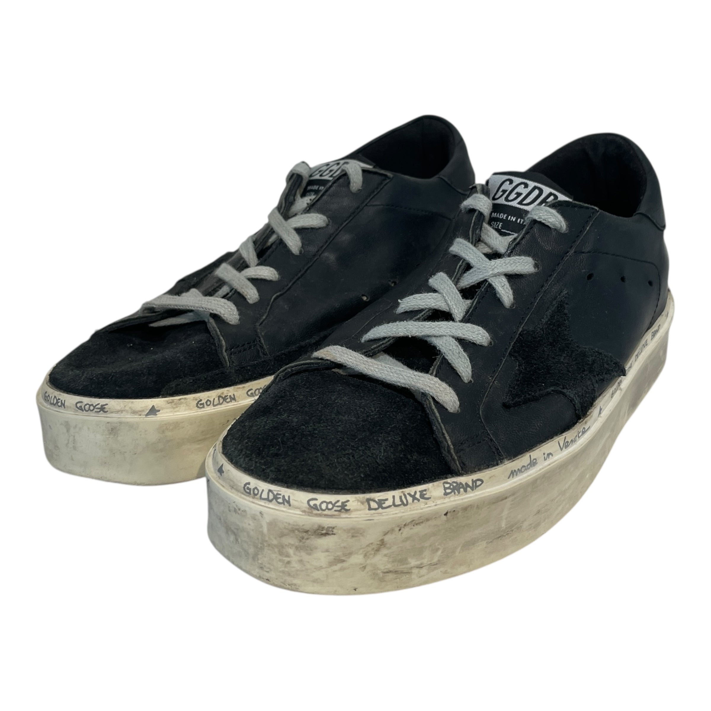 GOLDEN GOOSE/Low-Sneakers/EU 37/Leather/BLK/Hi Star view 1