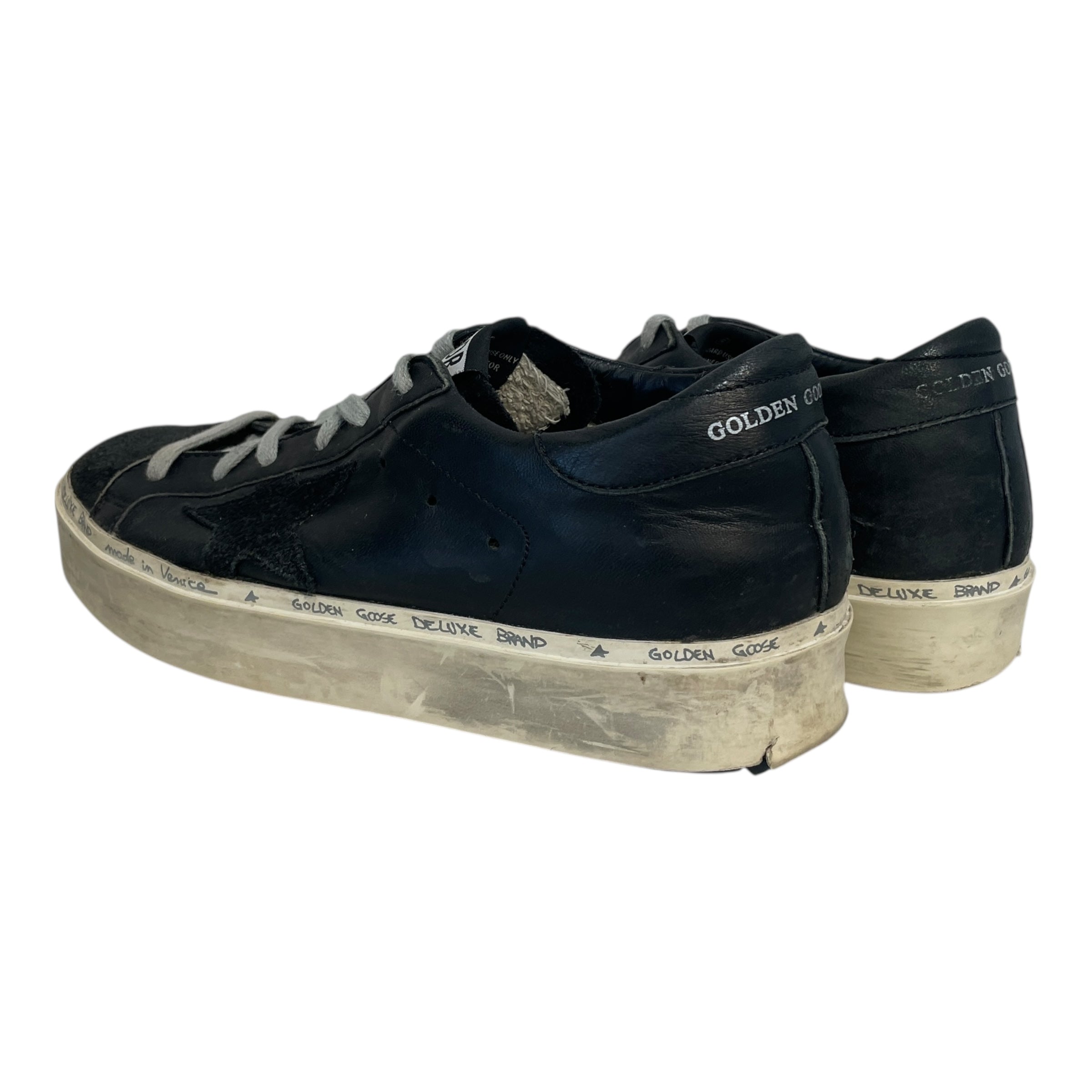 GOLDEN GOOSE/Low-Sneakers/EU 37/Leather/BLK/Hi Star view 2