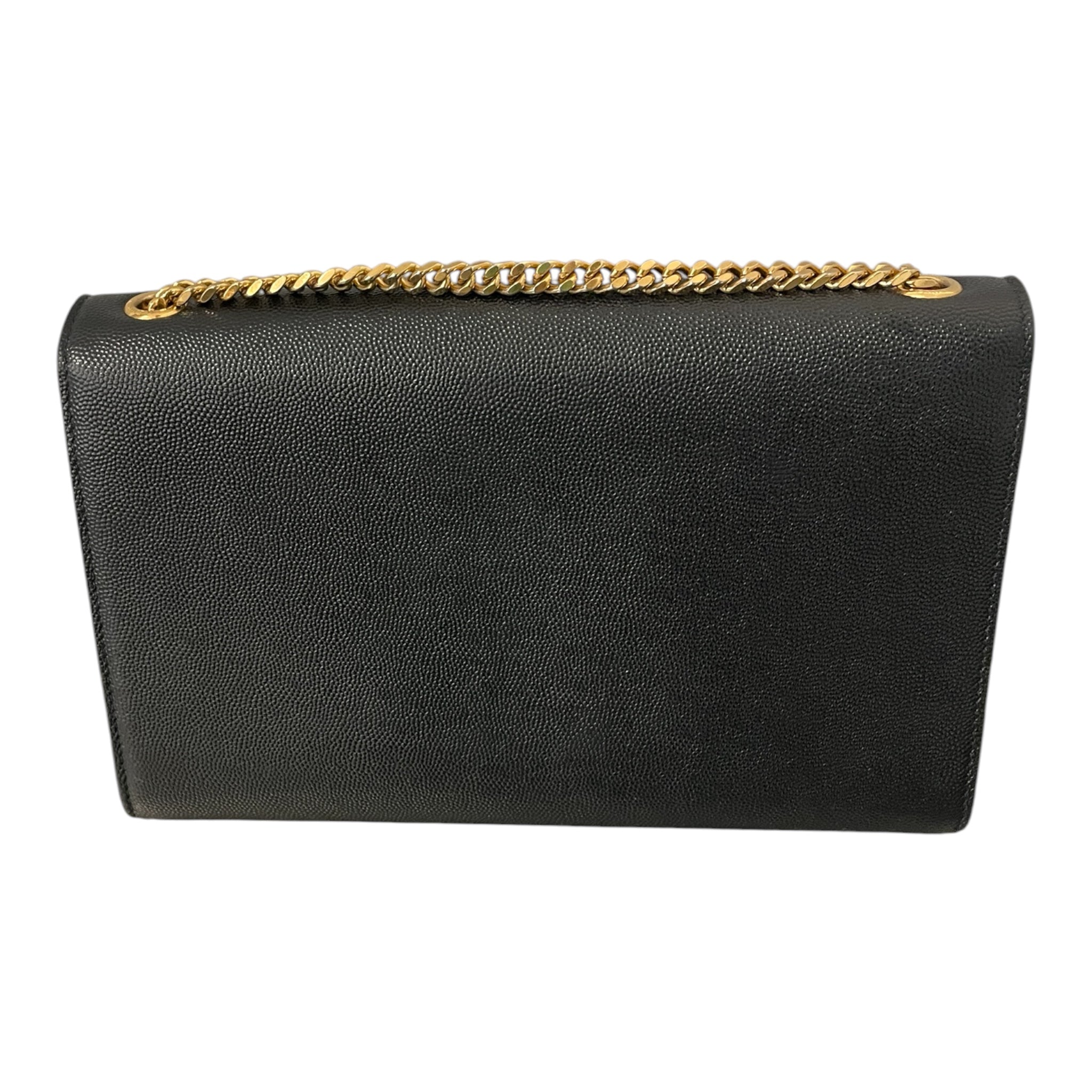 YVES SAINT LAURENT/Hand Bag/Leather/BLK/YSL MEDIUM KATE GOLD CHAIN view 2