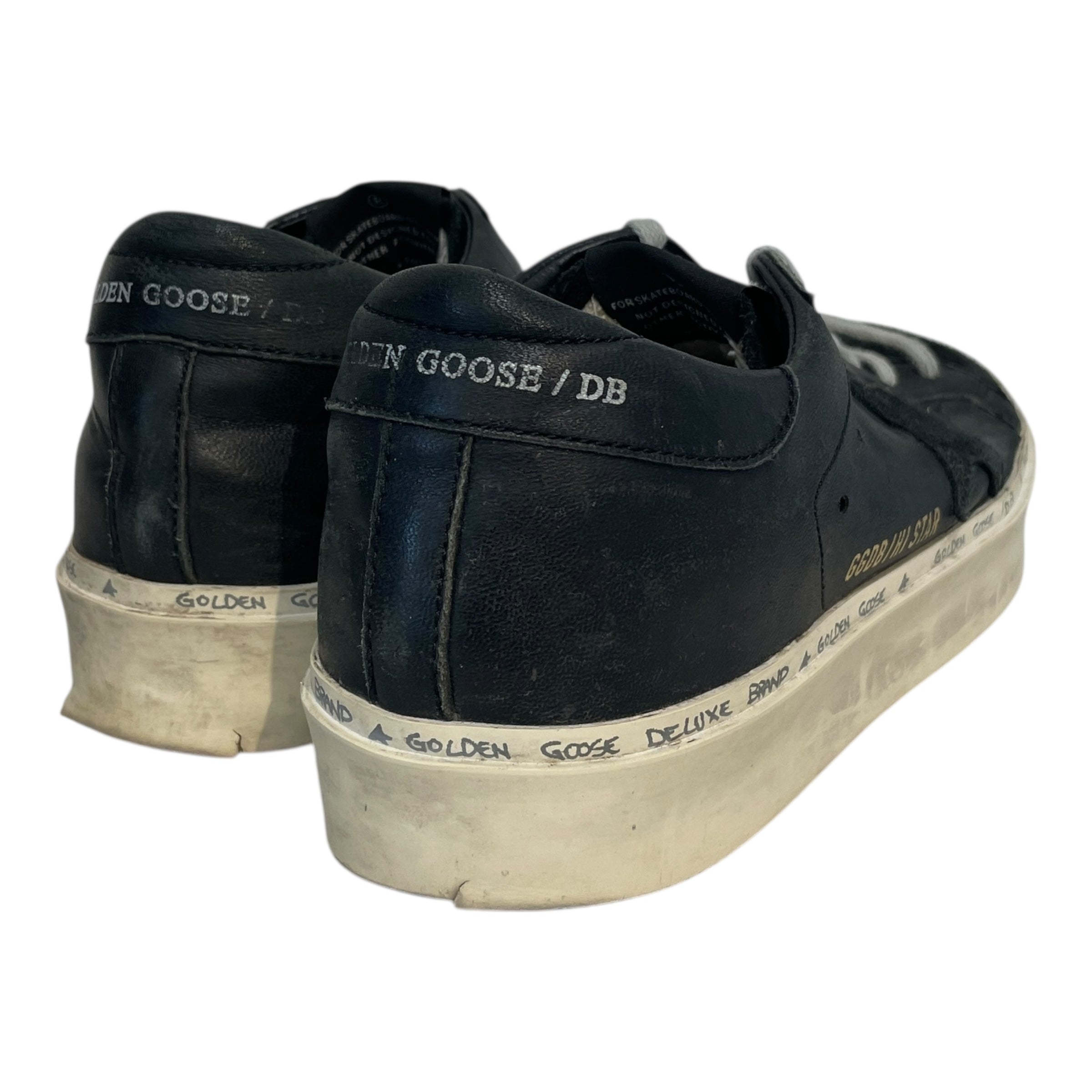 GOLDEN GOOSE/Low-Sneakers/EU 37/Leather/BLK/Hi Star view 3