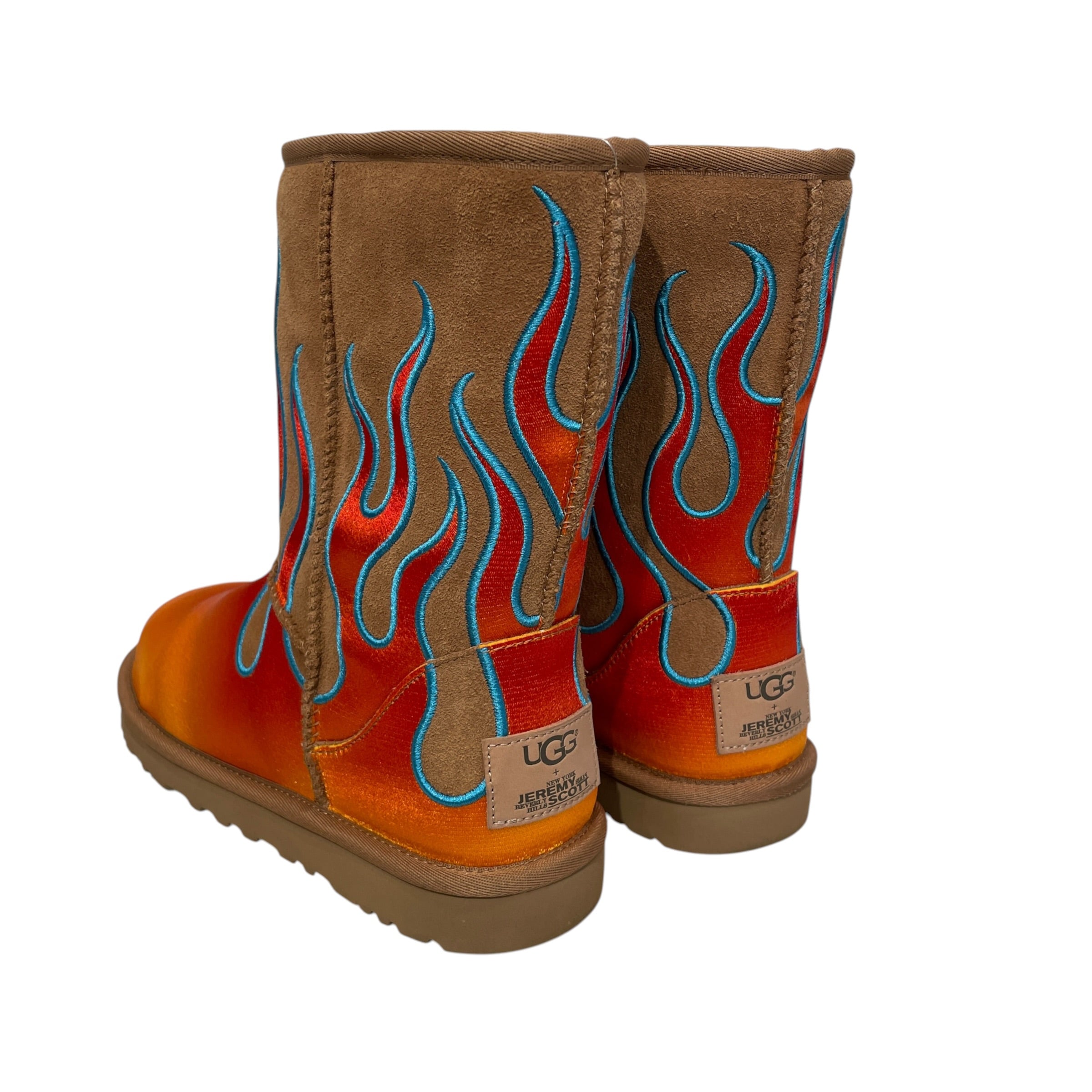 UGG australia/JEREMY SCOTT/Boots/US 9/Border/BEG/org/blu flame view 2