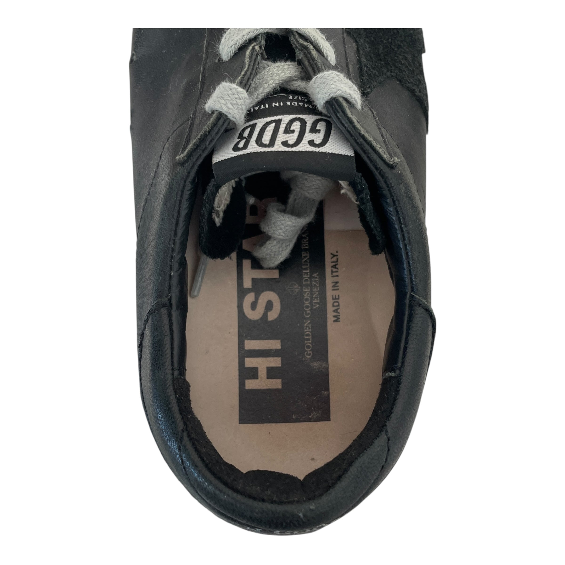 GOLDEN GOOSE/Low-Sneakers/EU 37/Leather/BLK/Hi Star view 5