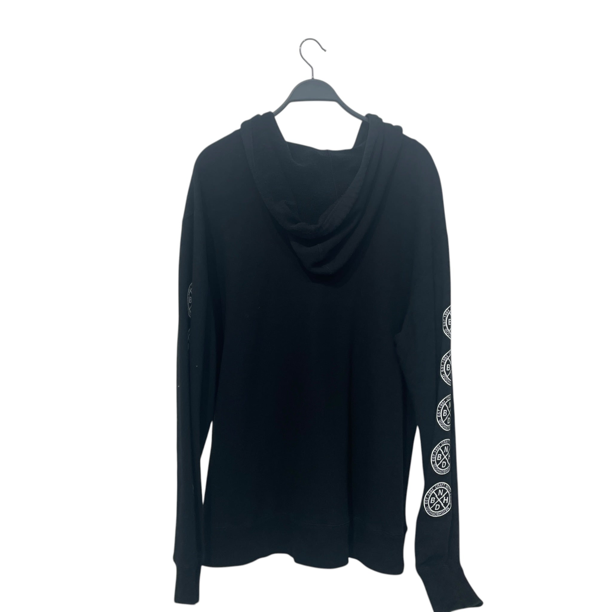 NEIGHBORHOOD/Zip Up Hoodie/XL/Cotton/BLK/ view 2
