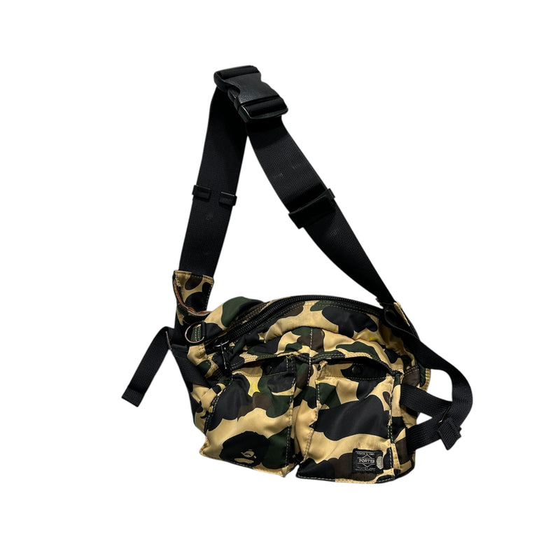 BAPE STA!/PORTER/Cross Body Bag/Camouflage/Nylon/KHK/