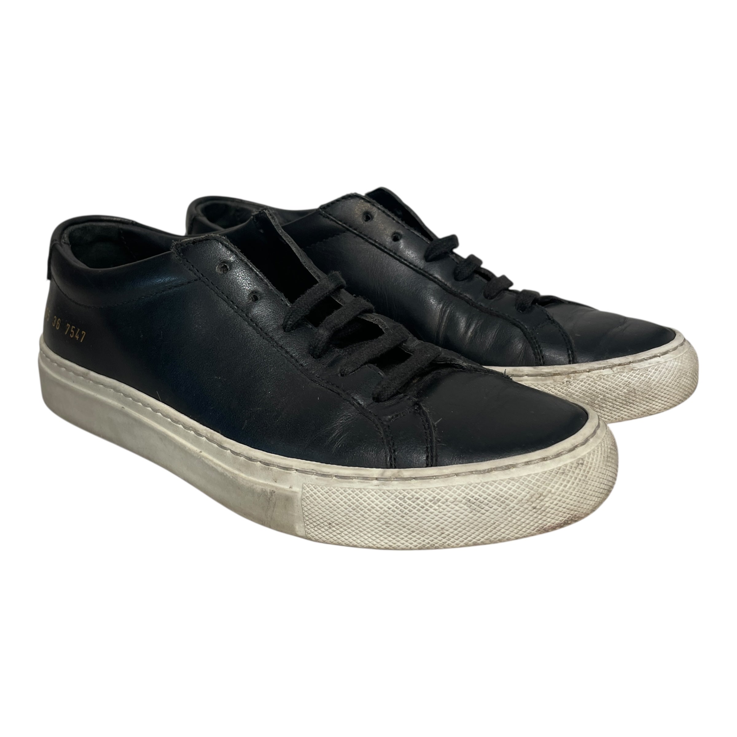 COMMON PROJECTS/Low-Sneakers/EU 36/Leather/BLK/ view 1
