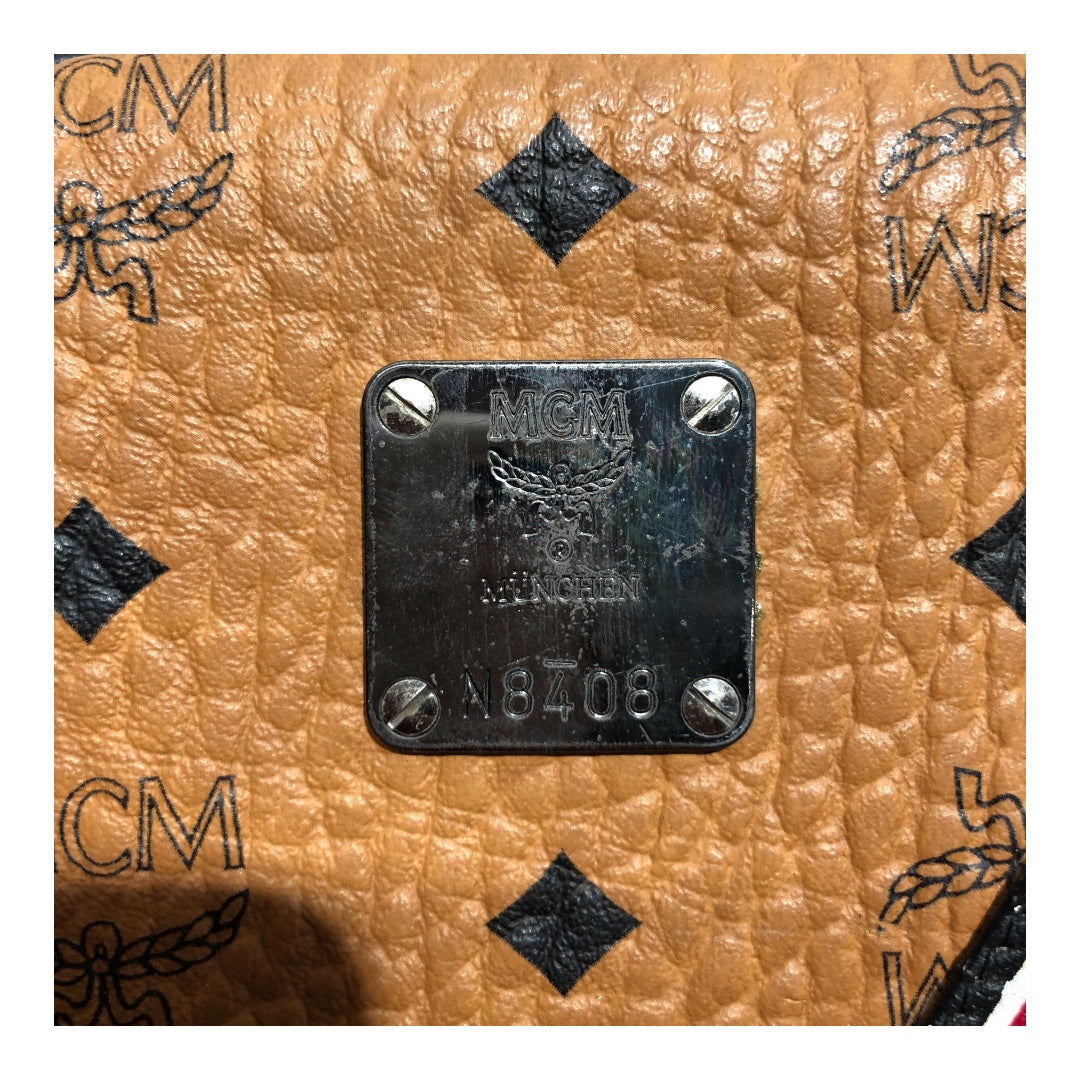 MCM/Backpack/Monogram/Leather/CML/Visetos patch backpack view 3
