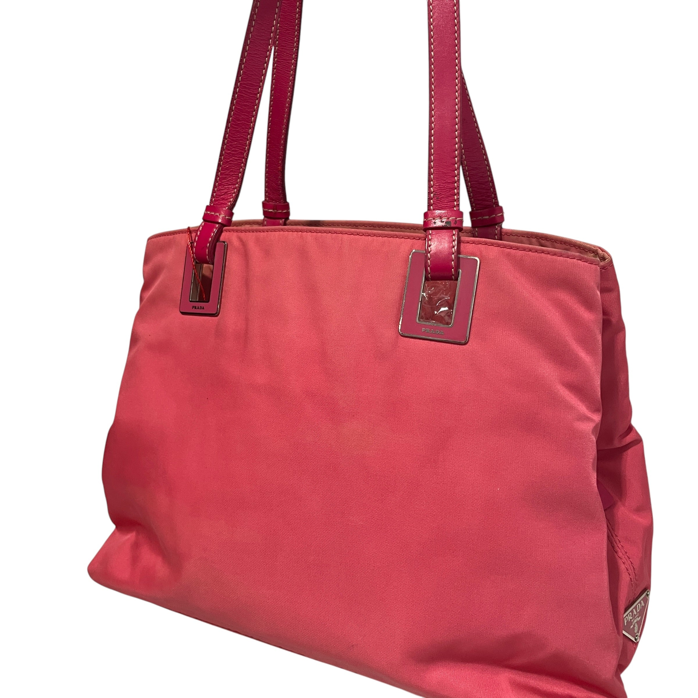 PRADA/Bag/Nylon/PNK/Tessuto Nylon tote view 3