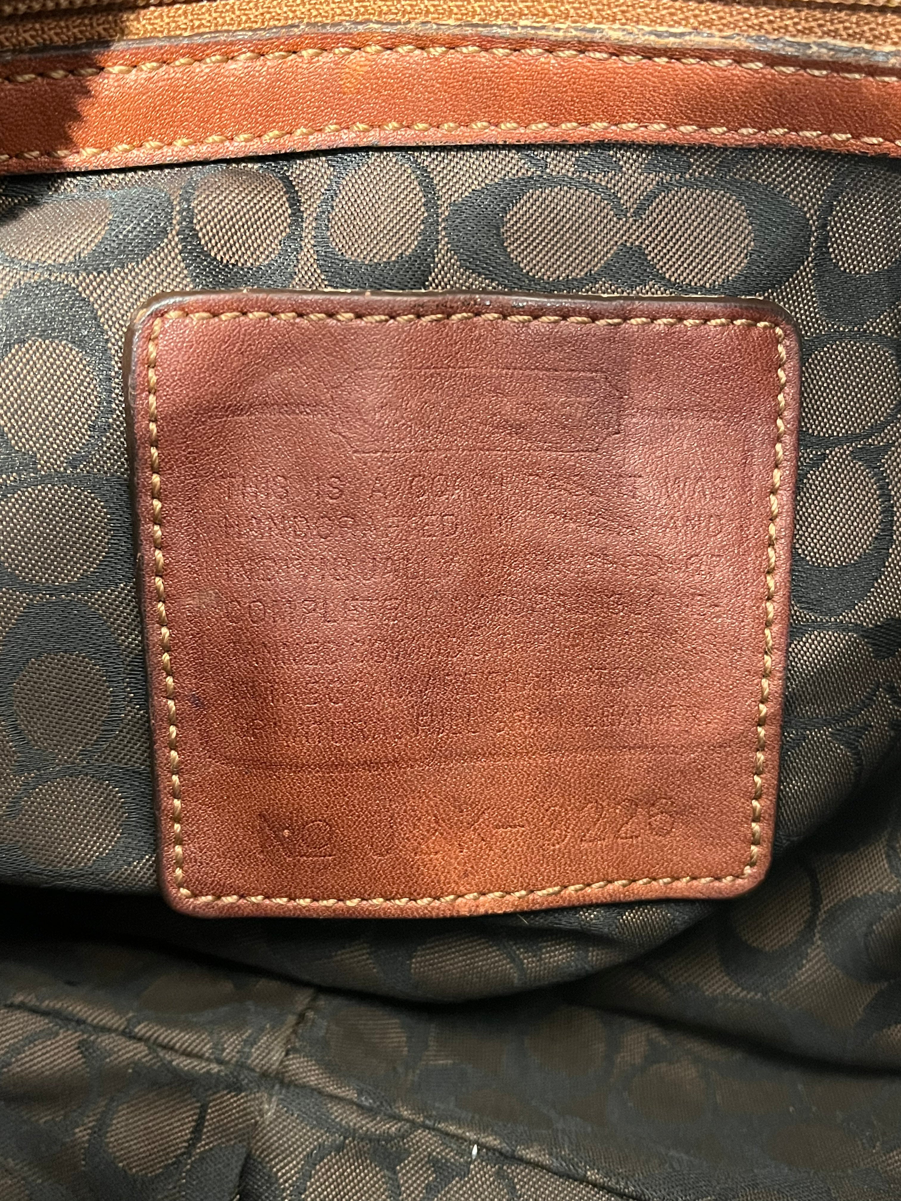 COACH/Hand Bag/Leather/BRW/Ergo 9226 view 3