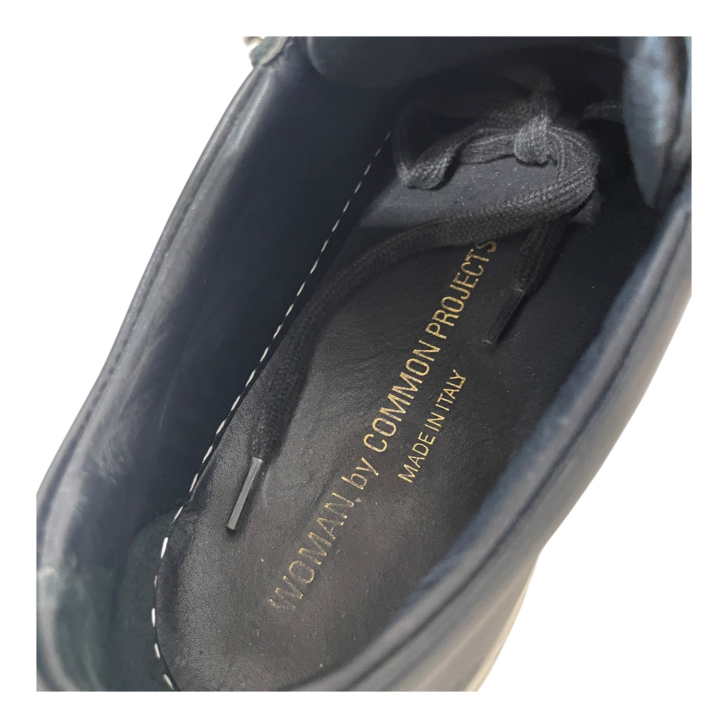COMMON PROJECTS/Low-Sneakers/EU 36/Leather/BLK/ view 4