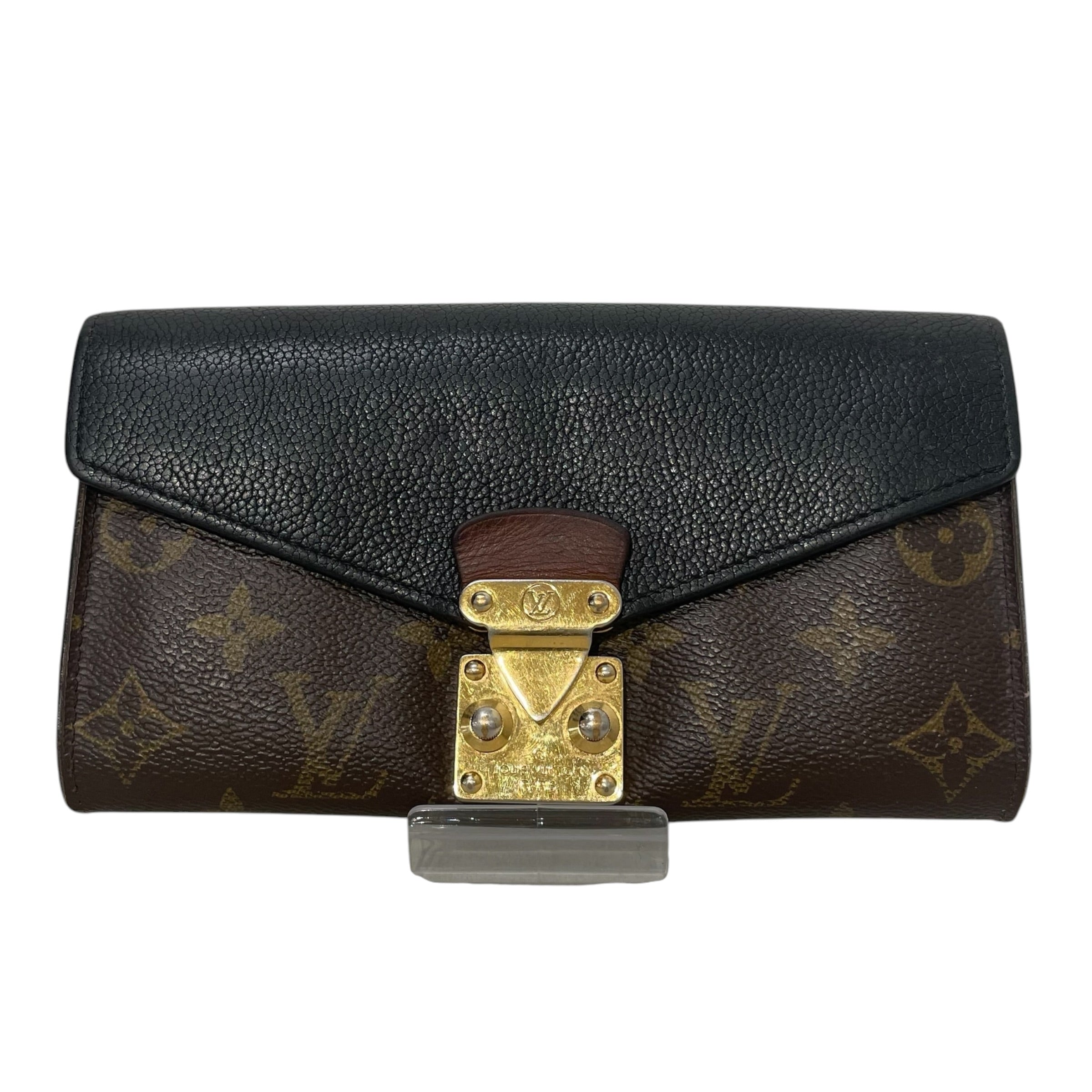 LOUIS VUITTON/Long Wallet/Monogram/Leather/BRW/L's/monogram pallas wallet view 1