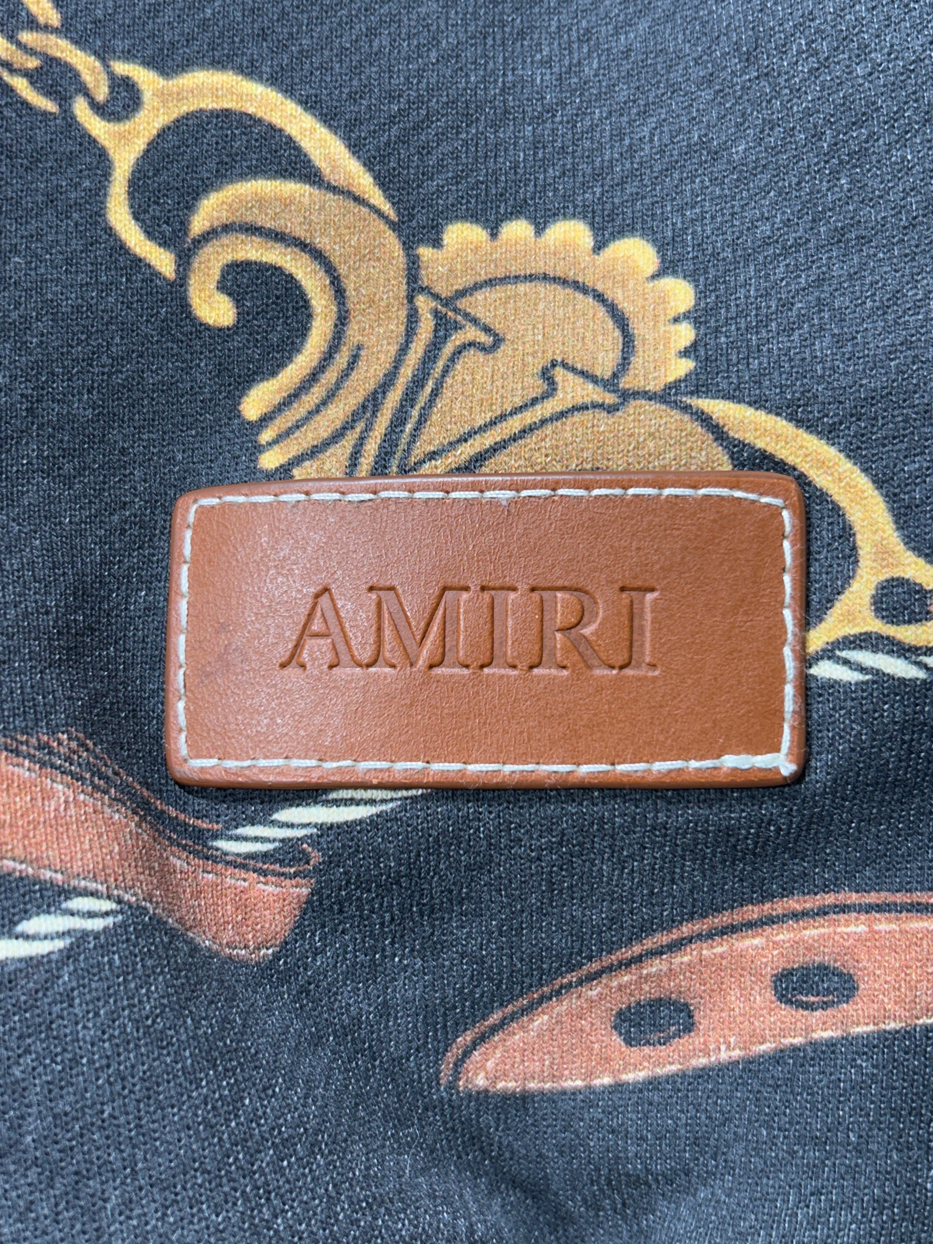 AMIRI/Hoodie/XL/All Over Print/Cotton/GRY/TASSELS view 4