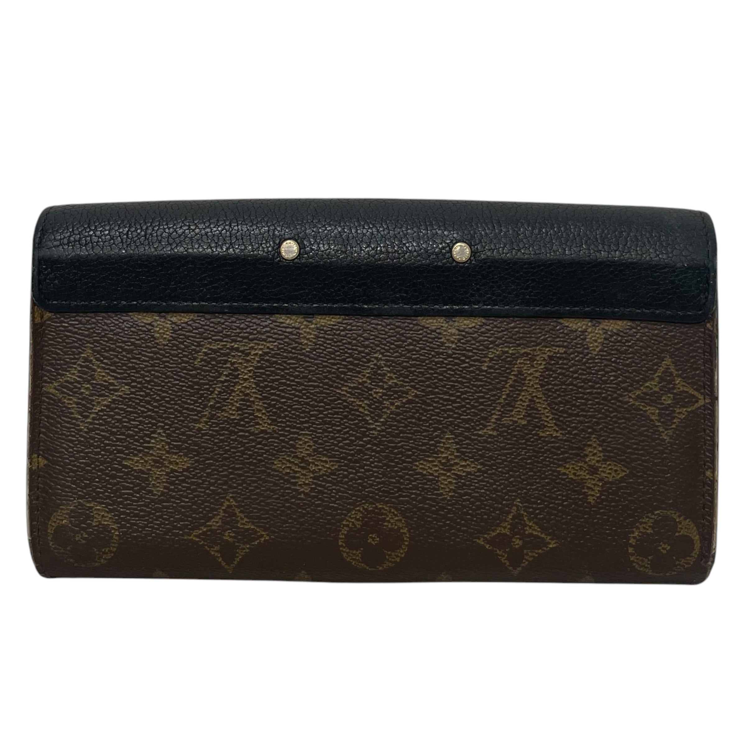 LOUIS VUITTON/Long Wallet/Monogram/Leather/BRW/L's/monogram pallas wallet view 2