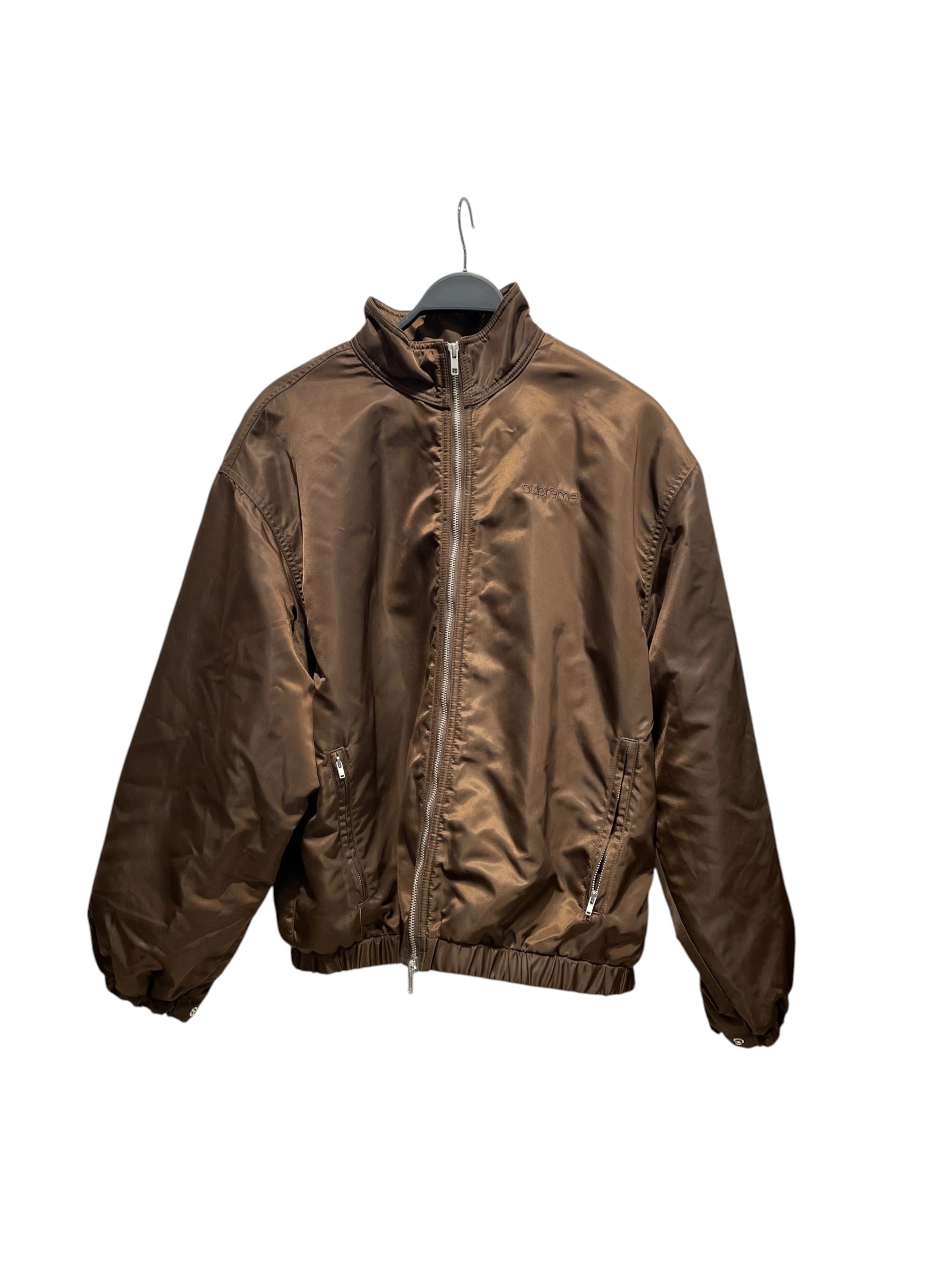 Supreme/Jacket/L/BRW/Stand Collar Nylon Jacket view 1