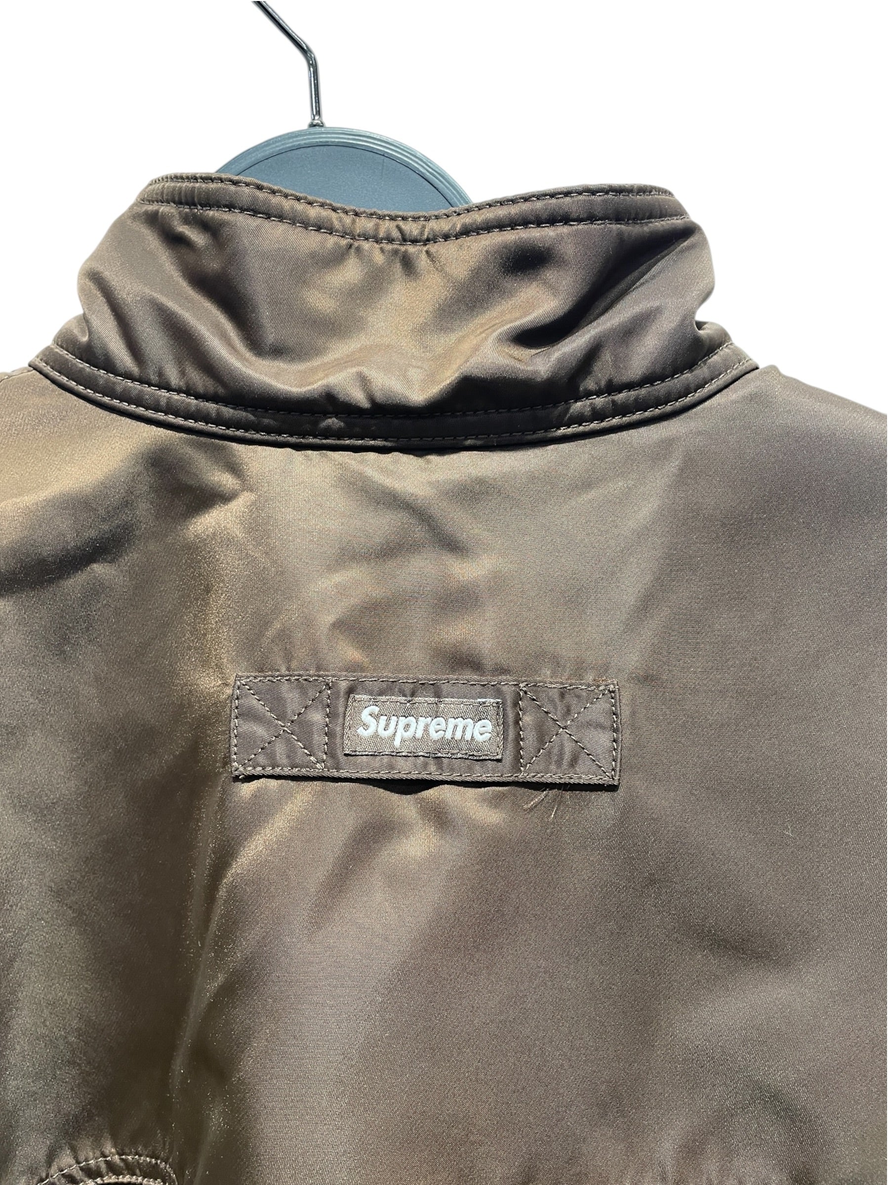 Supreme/Jacket/L/BRW/Stand Collar Nylon Jacket view 4
