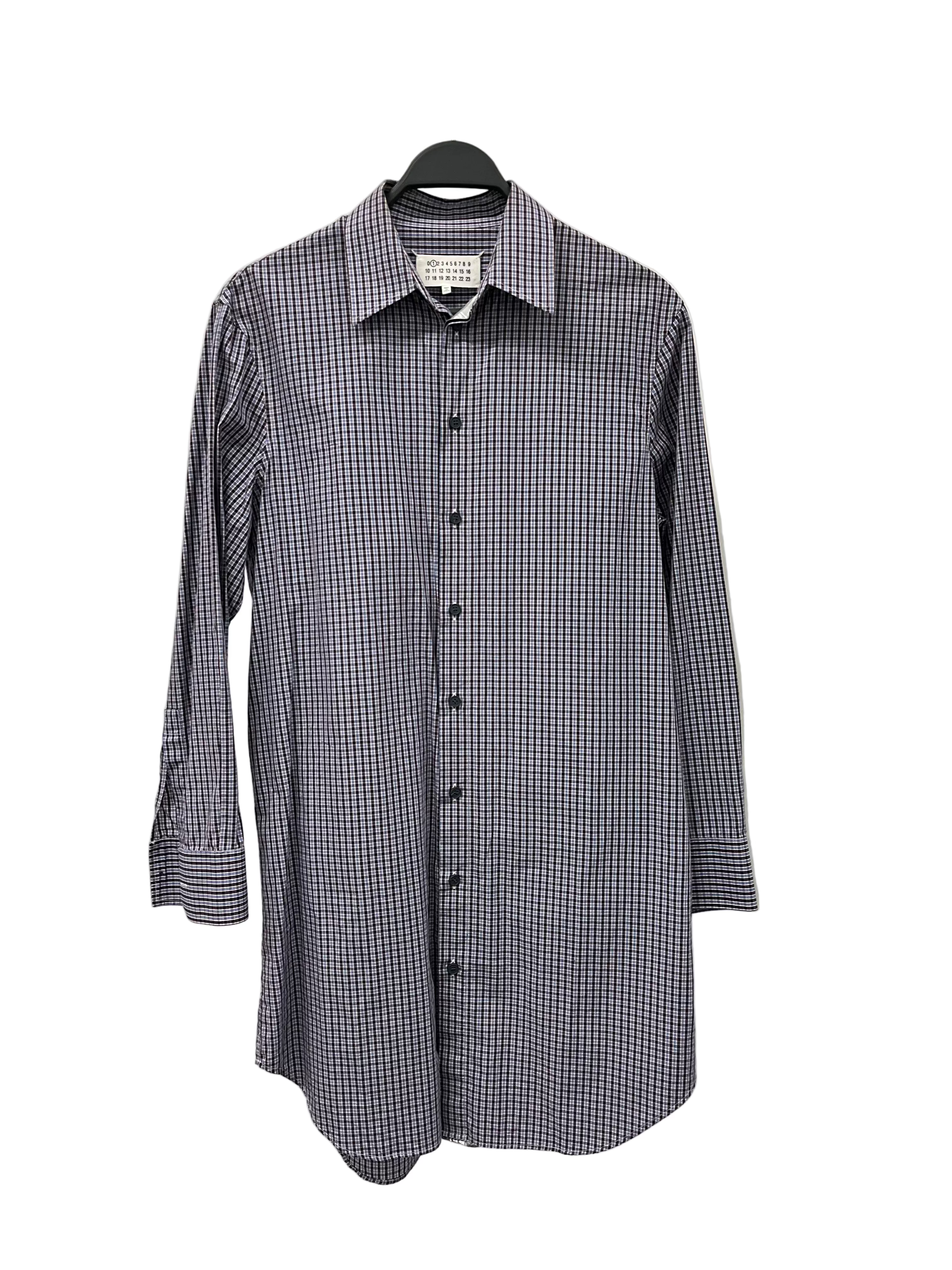 Maison Margiela/LS Shirt/38/Cotton/PPL/Open Coller/Plaid/ARTISANAL PLAID SHIRT view 1