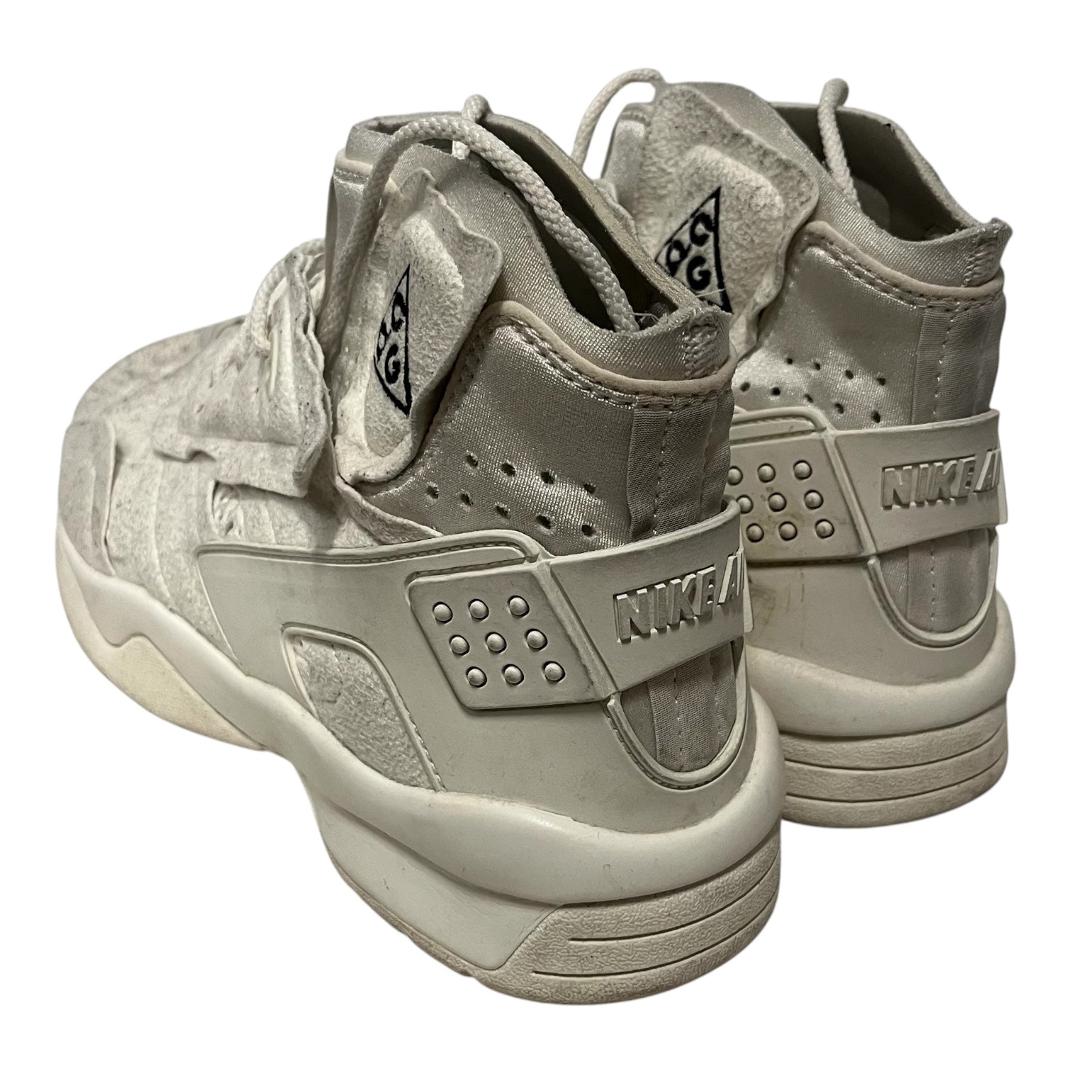 NIKE ACG/COMME des GARCONS HOMME PLUS/Hi-Sneakers/US 12/WHT/AIR MOWABB view 2