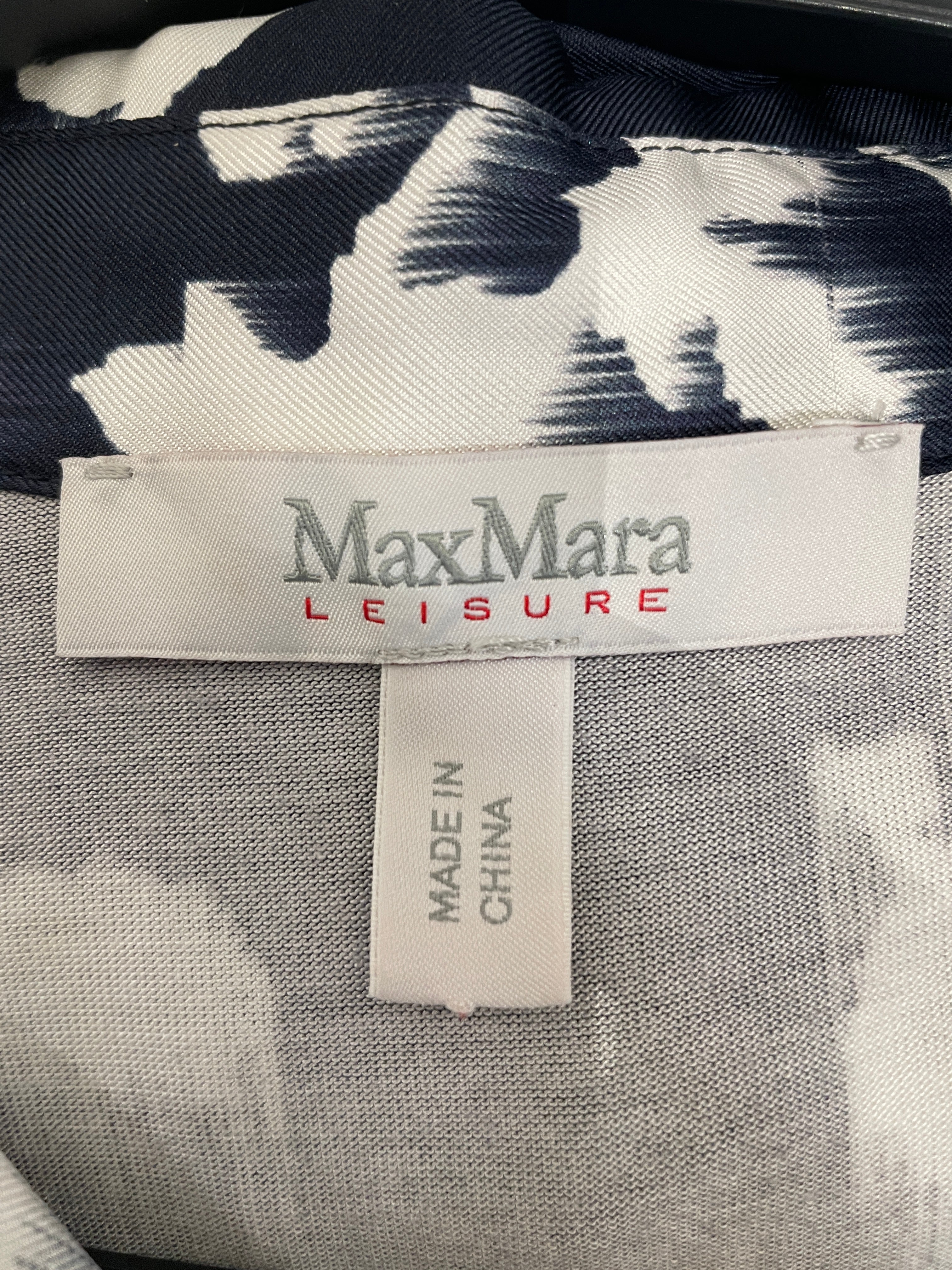 MAX MARA/LS Dress/M/Floral Pattern/Silk/BLU/Nolana Silk Dress view 3