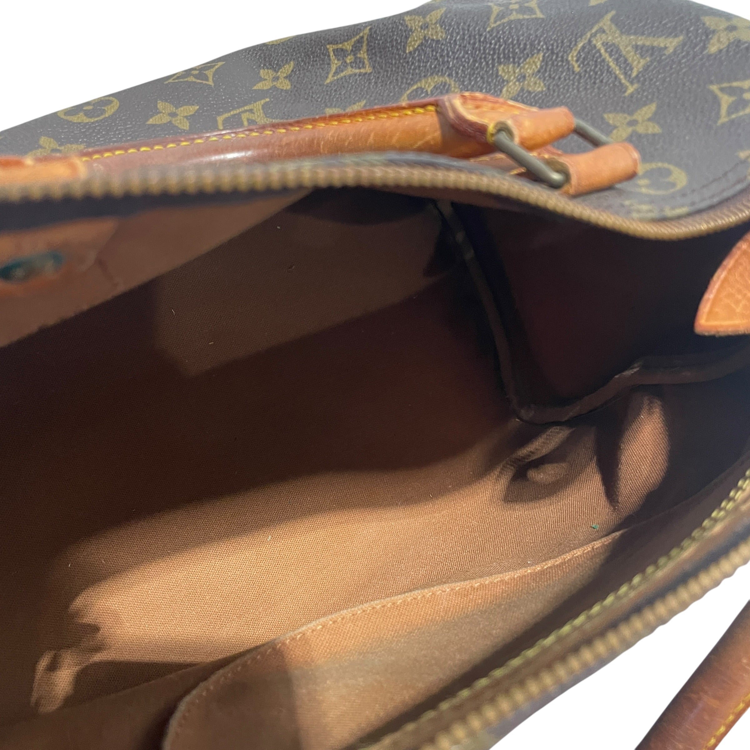 LOUIS VUITTON/Bag/Monogram/Leather/BRW/Speedy 30 mongram view 6