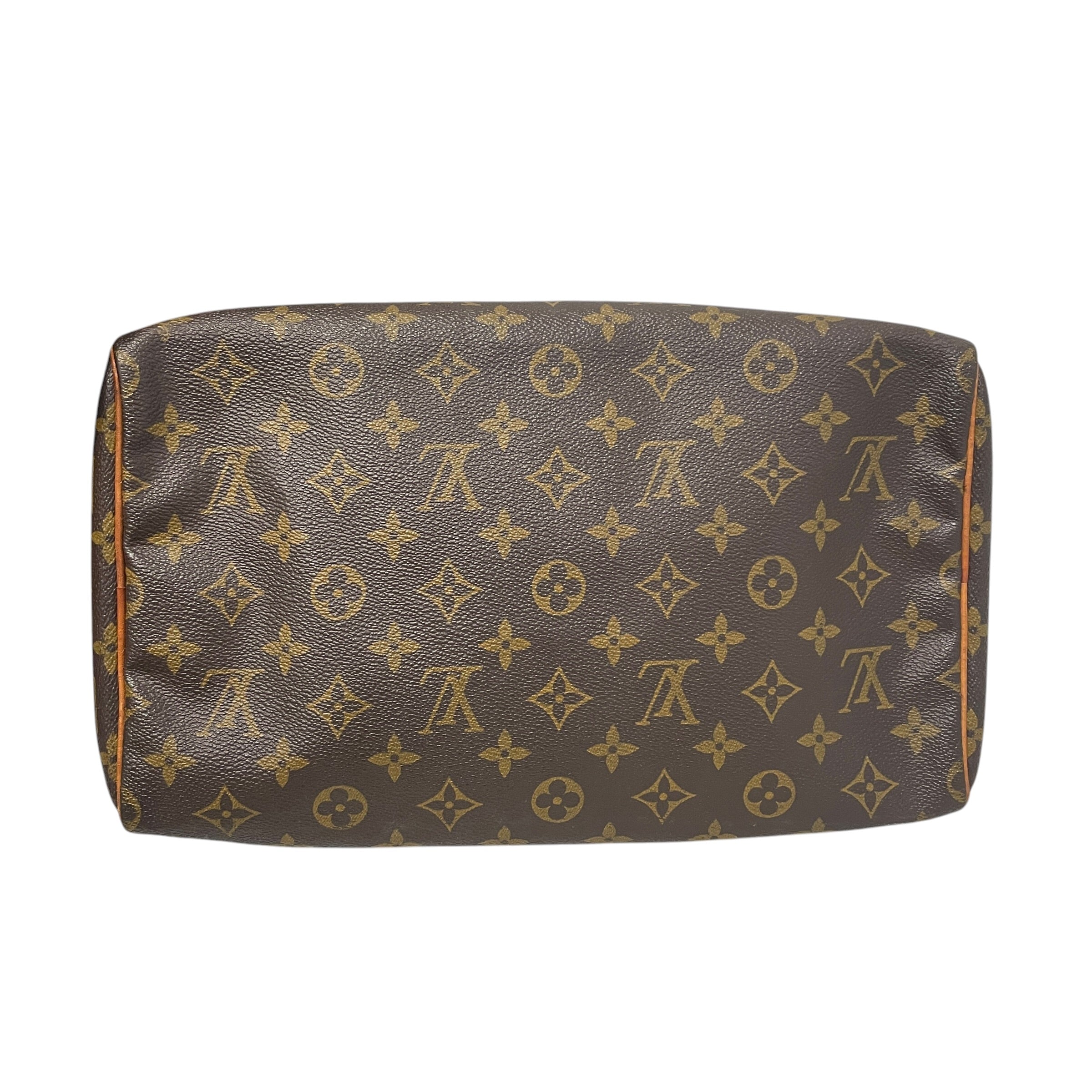 LOUIS VUITTON/Bag/Monogram/Leather/BRW/Speedy 30 mongram view 5