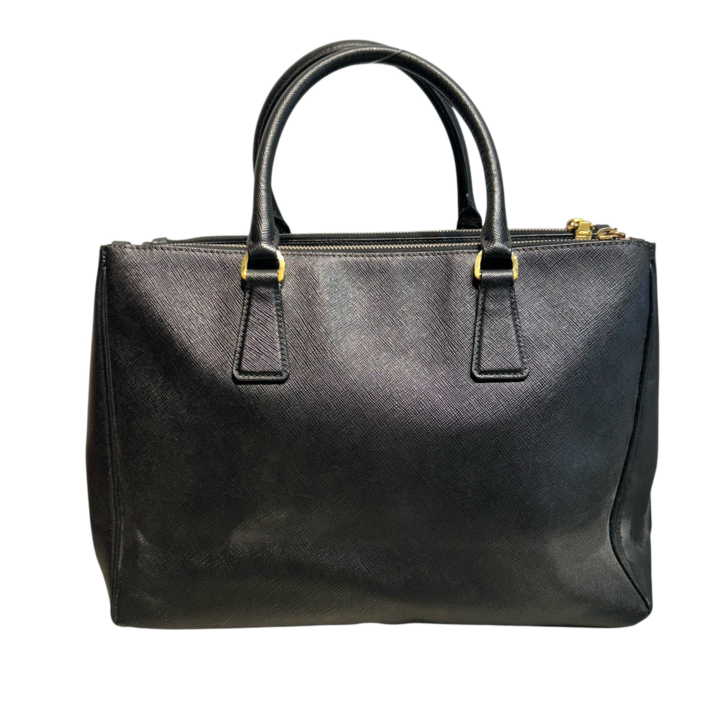 PRADA/Tote Bag/Leather/BLK/GALLERIA view 2