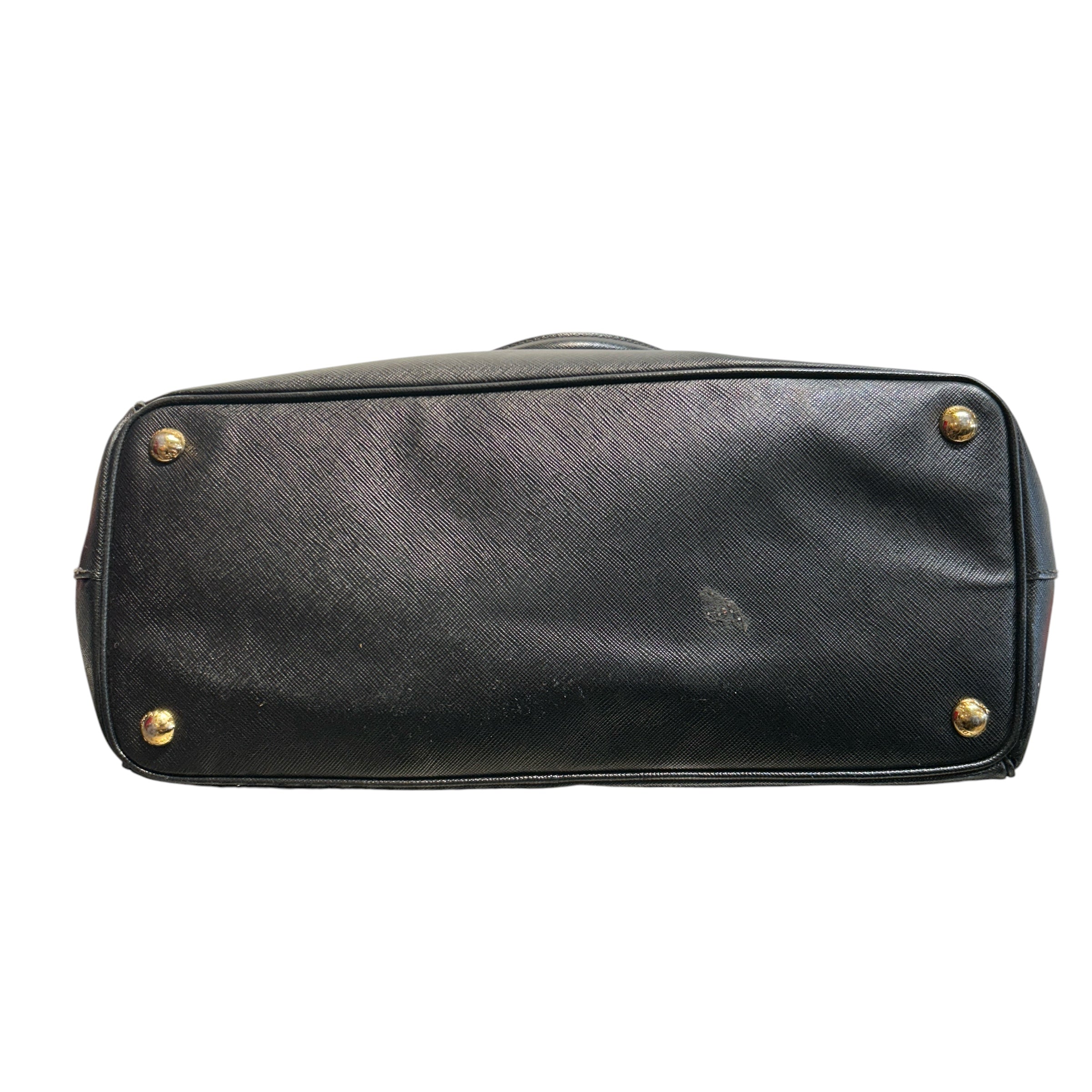 PRADA/Tote Bag/Leather/BLK/GALLERIA view 3