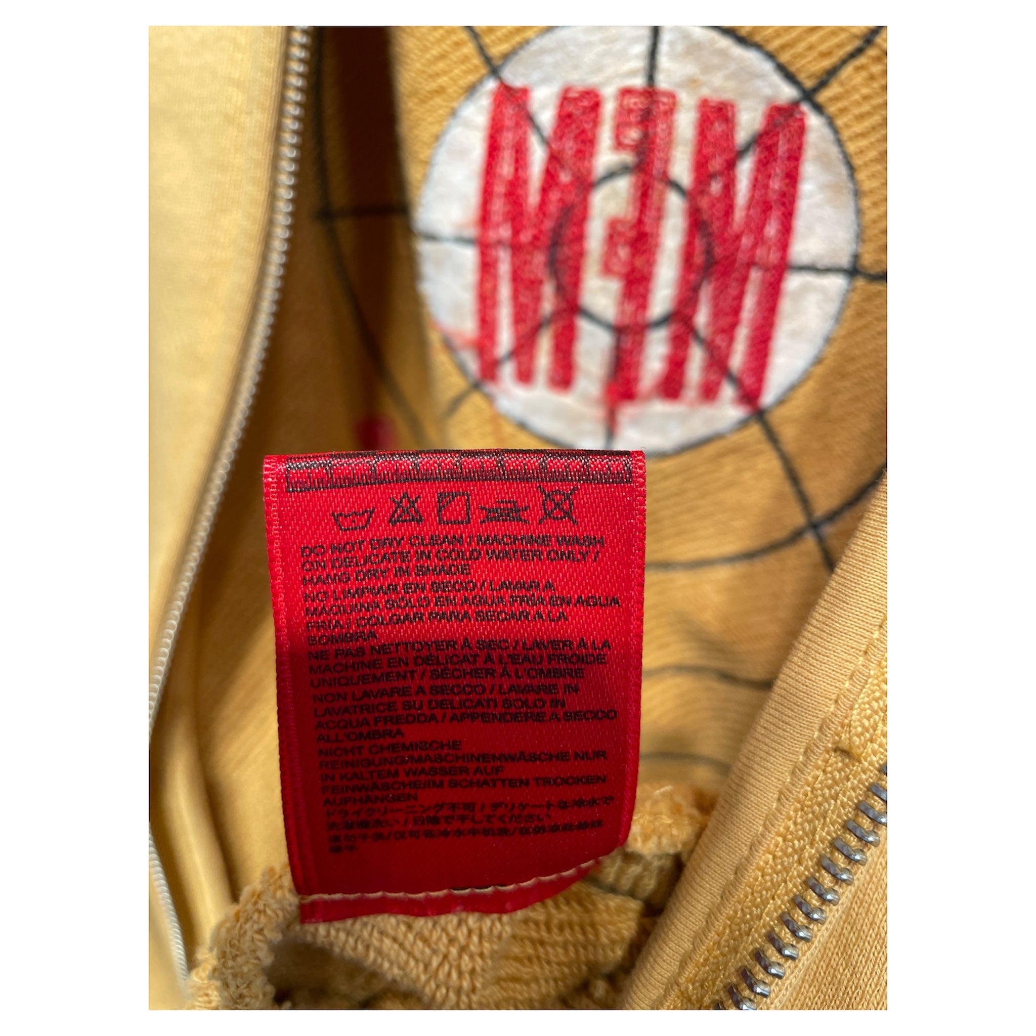 MURD333R.FM/Zip Up Hoodie/S/Cotton/BEG/PEACEMAKER FLAG view 5