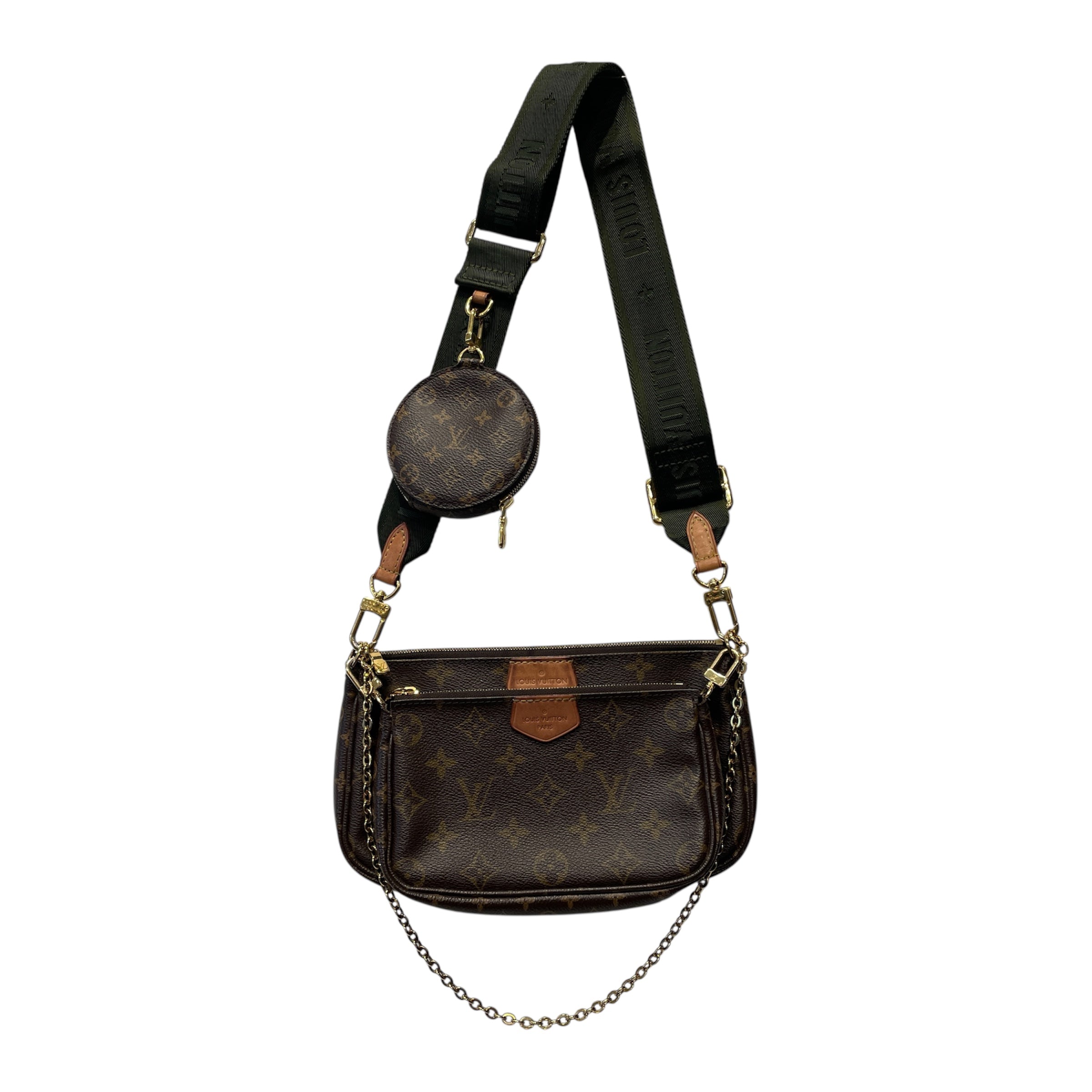 LOUIS VUITTON/Hand Bag/Monogram/Leather/BRW/2019 MULTI POCHETTE view 1