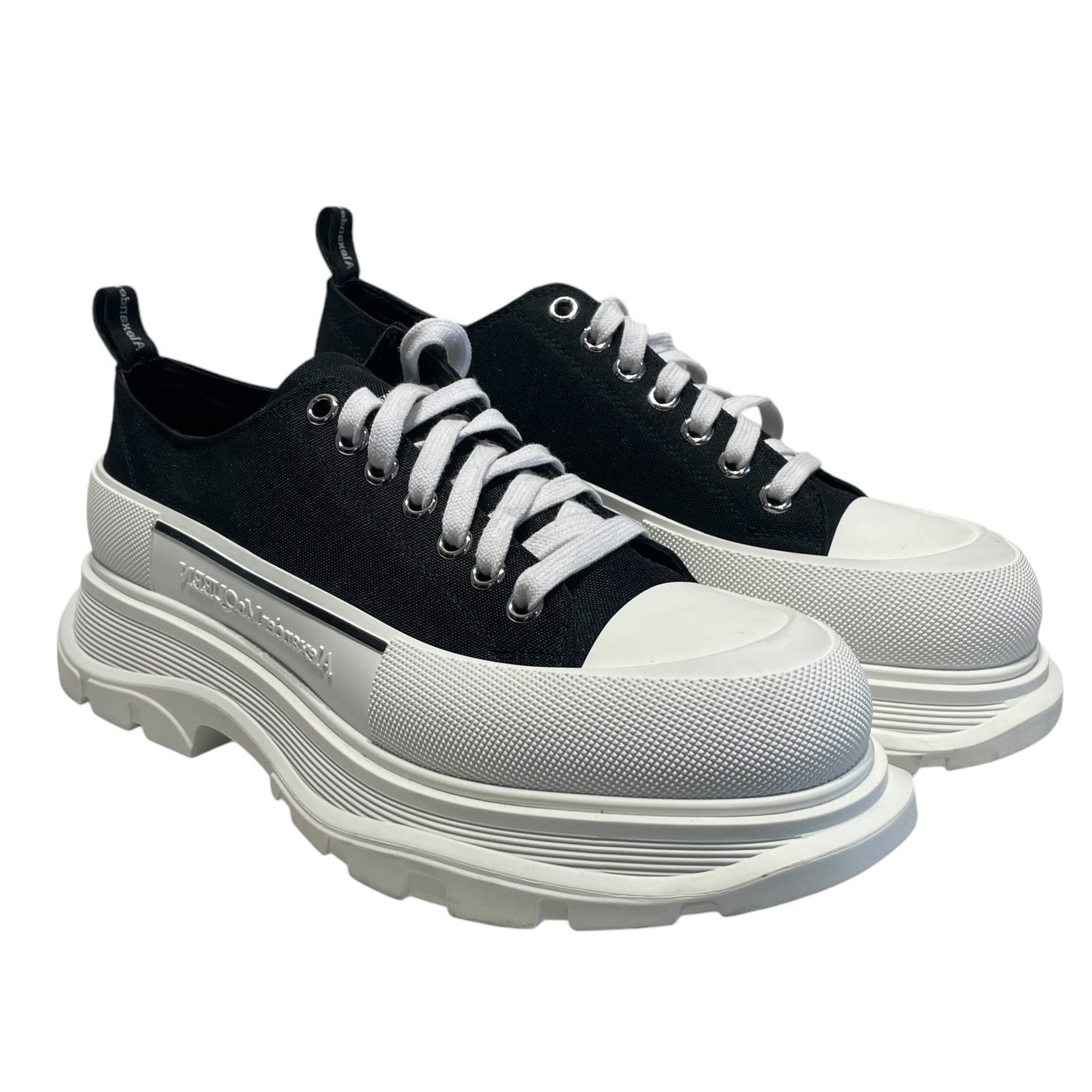 Alexander McQueen/HiSneakers/EU 46/Cotton/BLK/Tread Low 2nd STREET USA