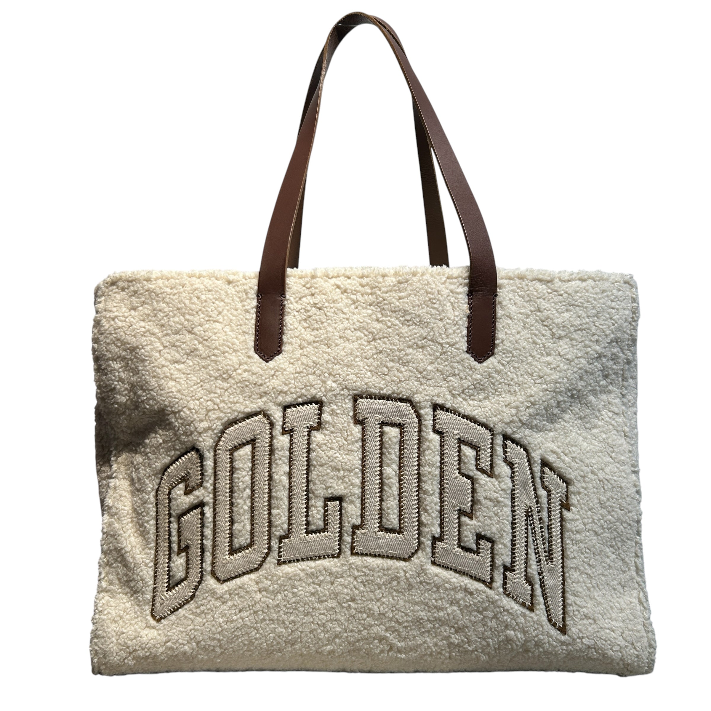 GOLDEN GOOSE/Tote Bag/Cotton/CRM/California tote view 1