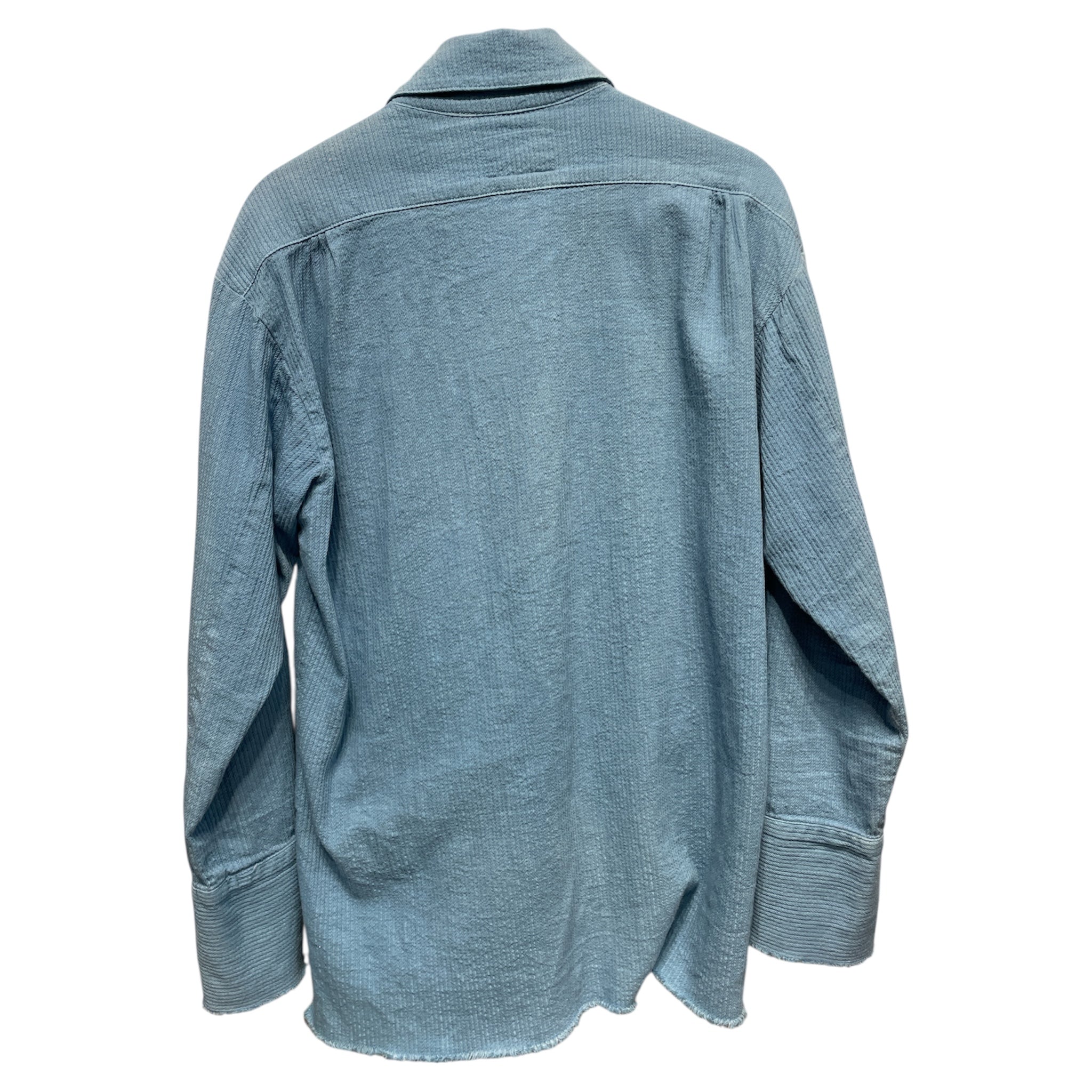GREG LAUREN/LS Shirt/1/Cotton/BLU/ view 2