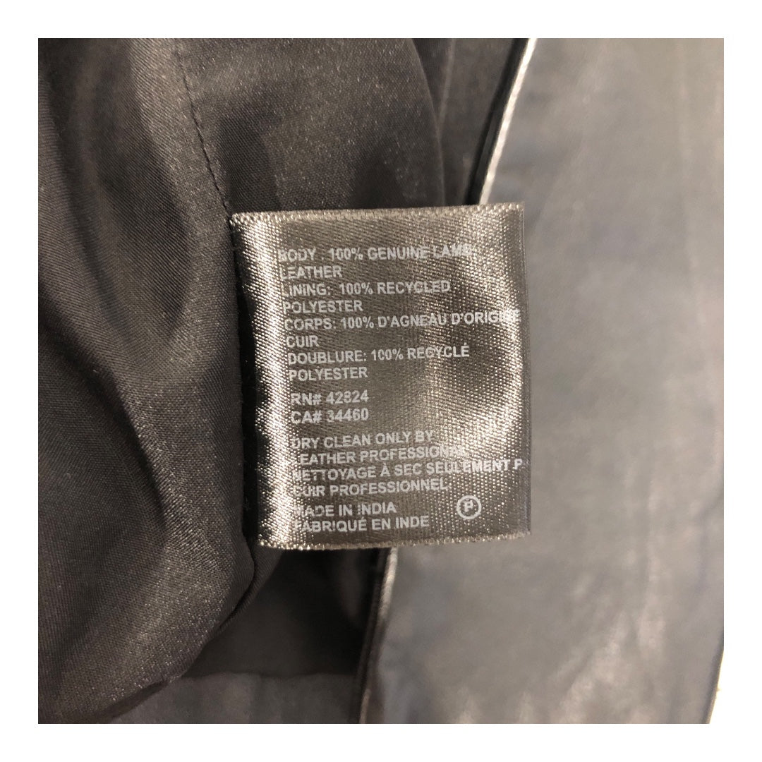 Reformation/Coat/S/Leather/BLK/ view 4