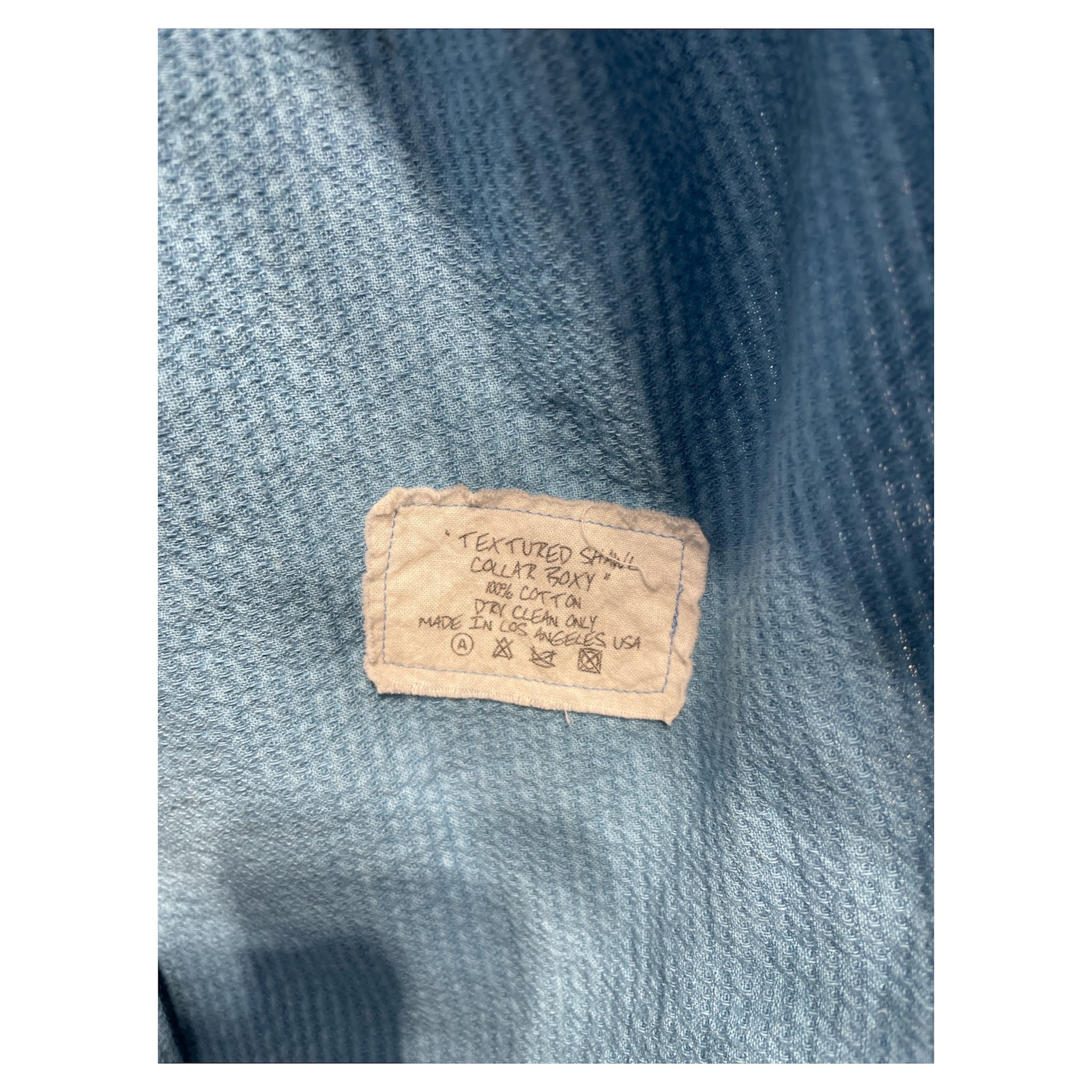 GREG LAUREN/LS Shirt/1/Cotton/BLU/ view 4