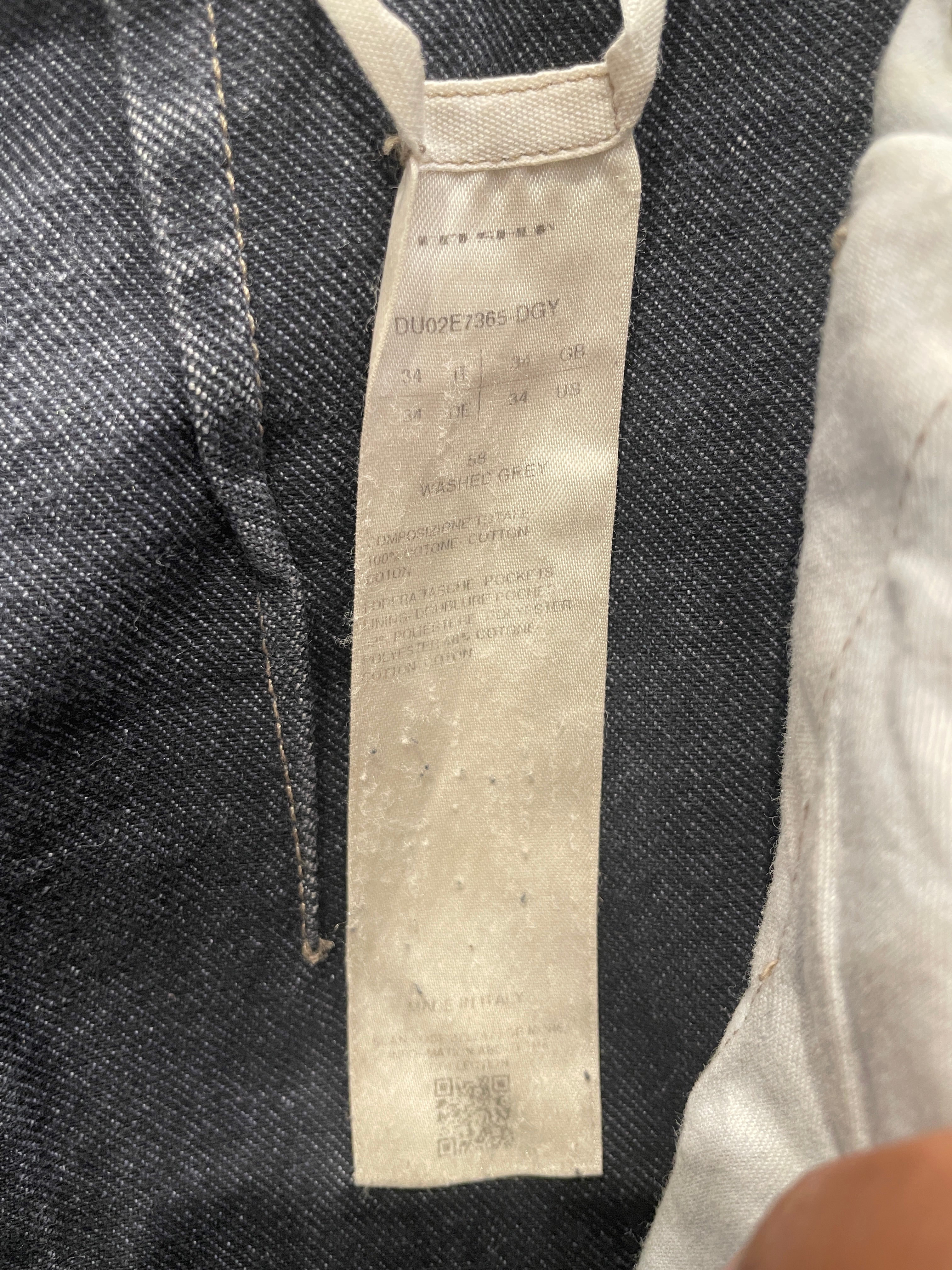 RICK OWENS DRKSHDW/Pants/34/Cotton/GRY/LIDO LARRY FLARE FIT view 3