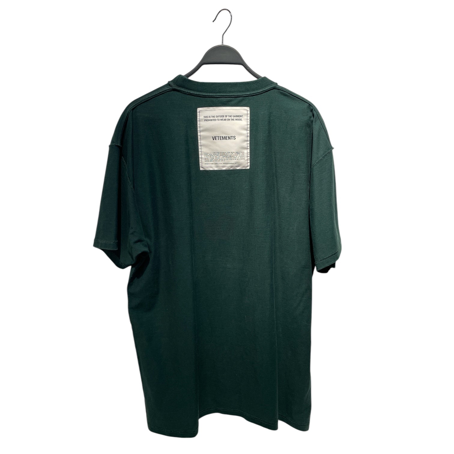 VETEMENTS/T-Shirt/M/Cotton/GRN/ view 2