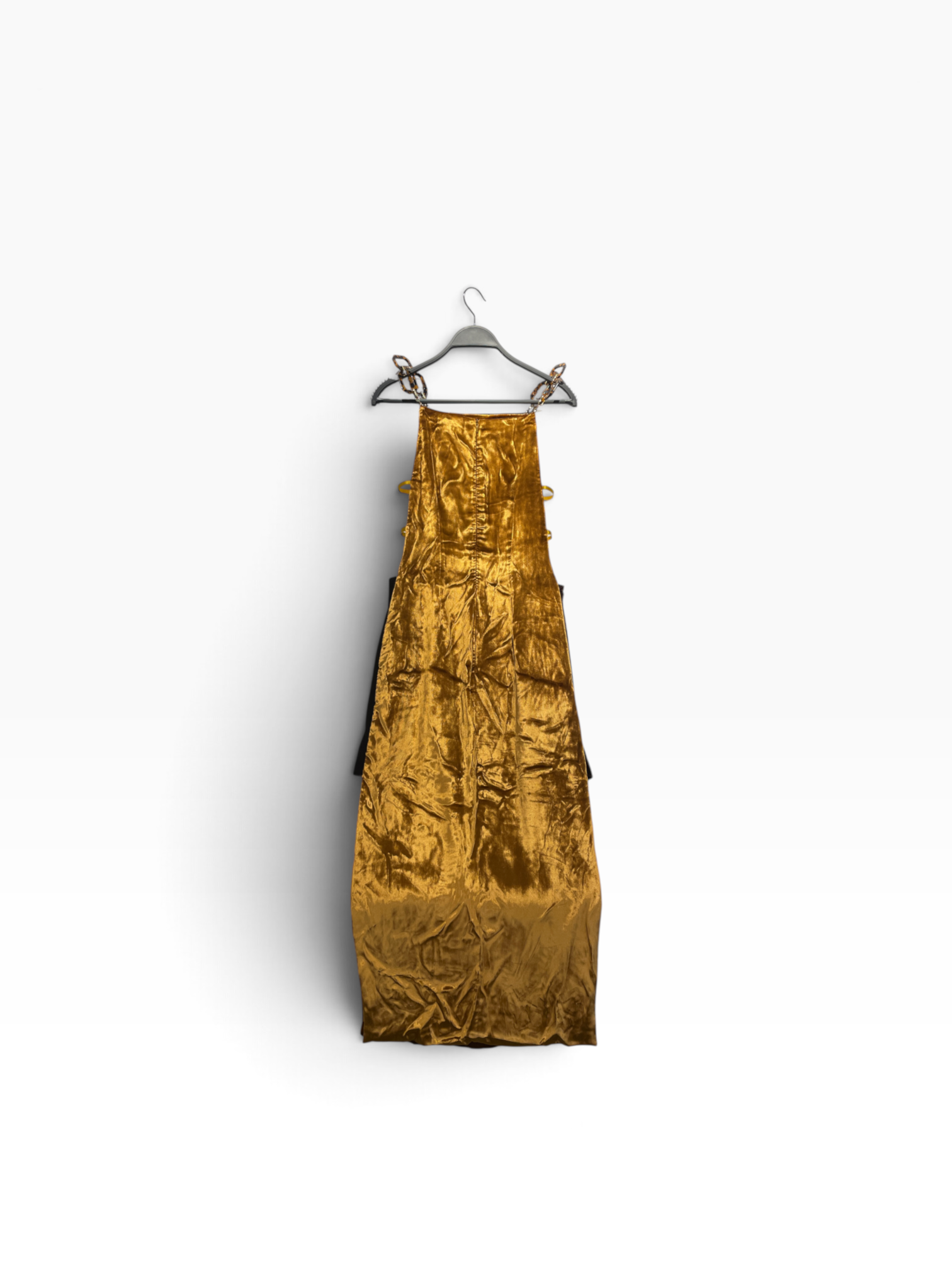 cult gaia/SL Dress/XS/Cotton/GLD/VELVET MIDI DRESS view 2