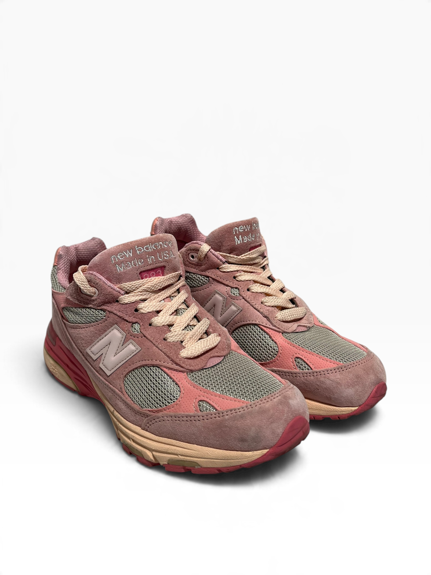 NEW BALANCE/Low-Sneakers/US 9/Suede/PNK/Joe Freshgoods 993 view 1
