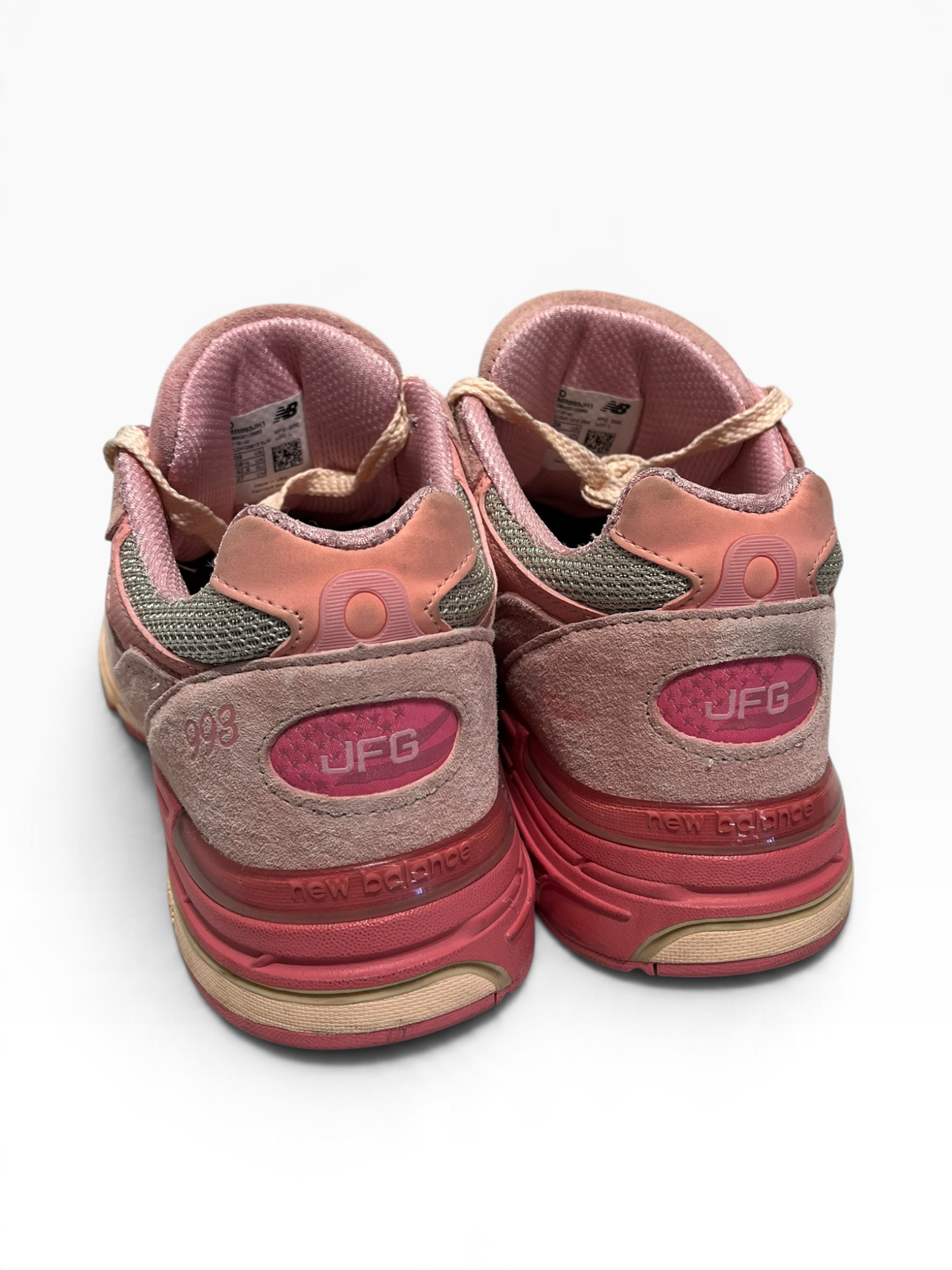 NEW BALANCE/Low-Sneakers/US 9/Suede/PNK/Joe Freshgoods 993 view 2