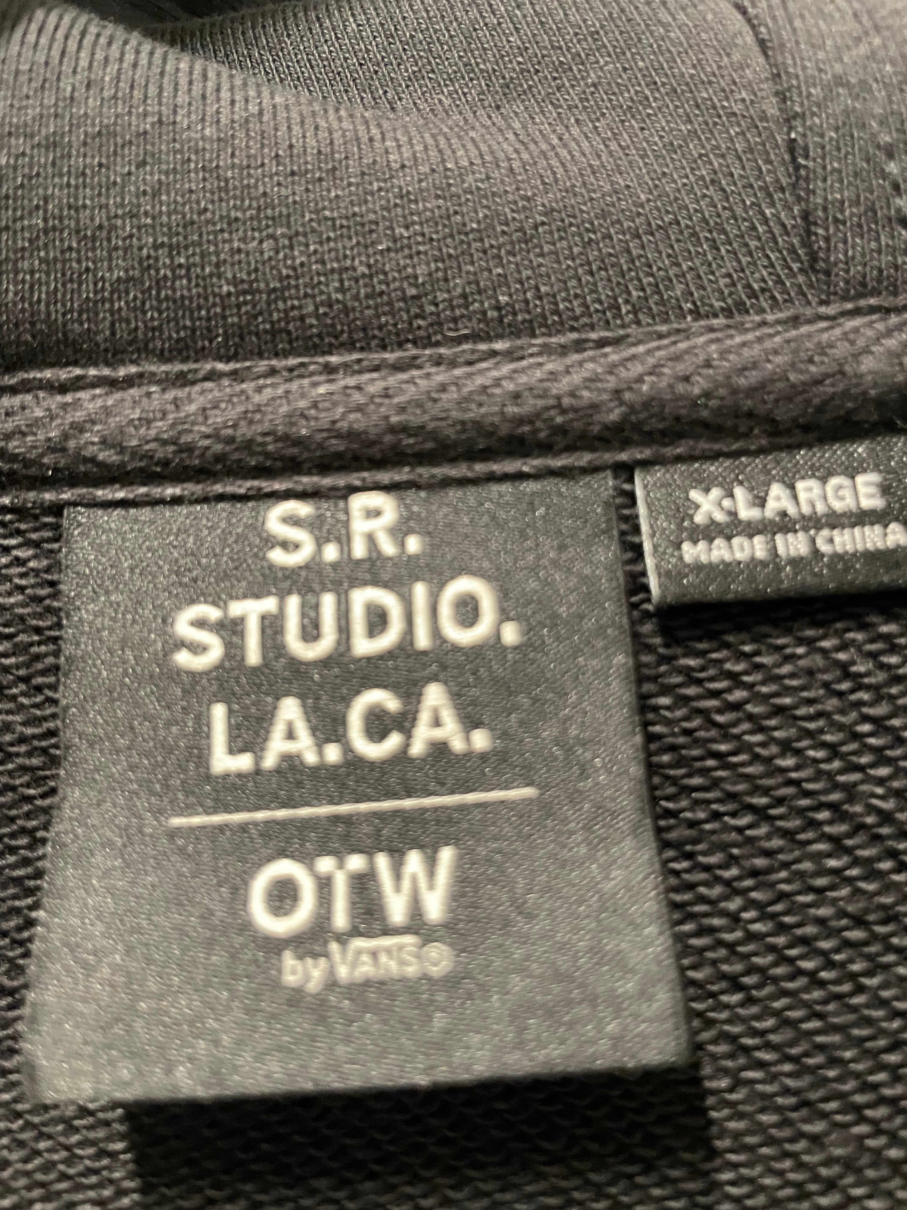 S.R. STUDIO. LA. CA/VANS/Sweater/XL/Cotton/BLK/PUMPKIN view 3