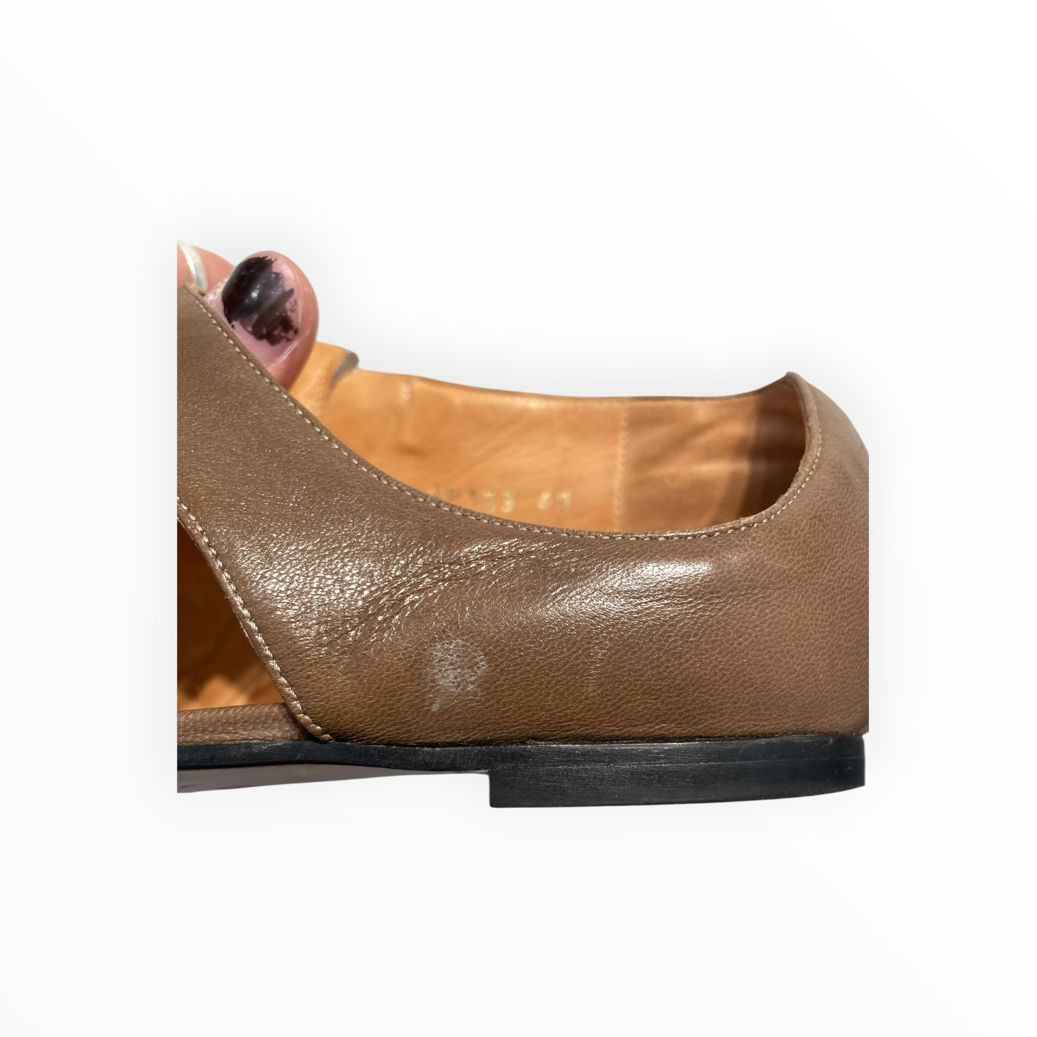 Maison Martin Margiela/Sandals/EU 40/Leather/BRW/Open-Toe/ view 4
