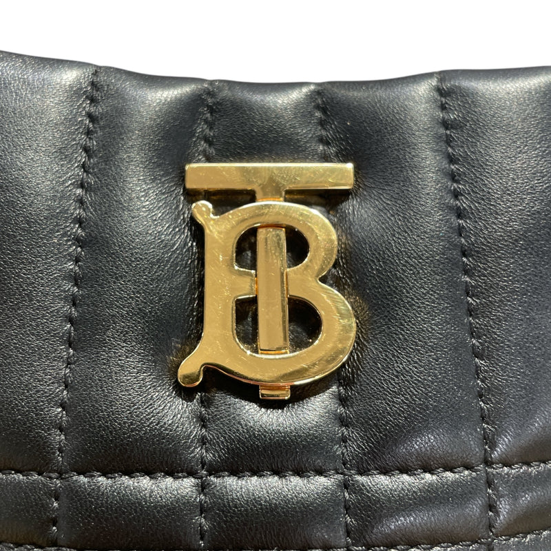 BURBERRY/Cross Body Bag/Black/Leather/