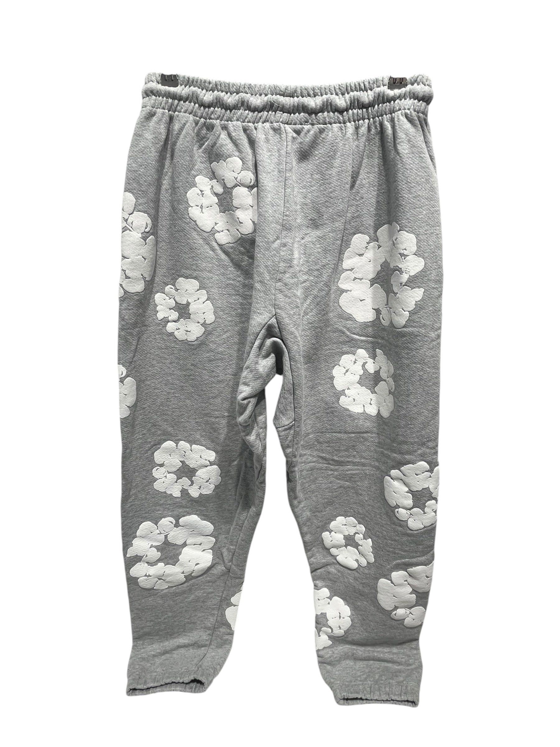 DENIM TEARS/Pants/S/Cotton/GRY/Graphic/jogger sweatpants view 2