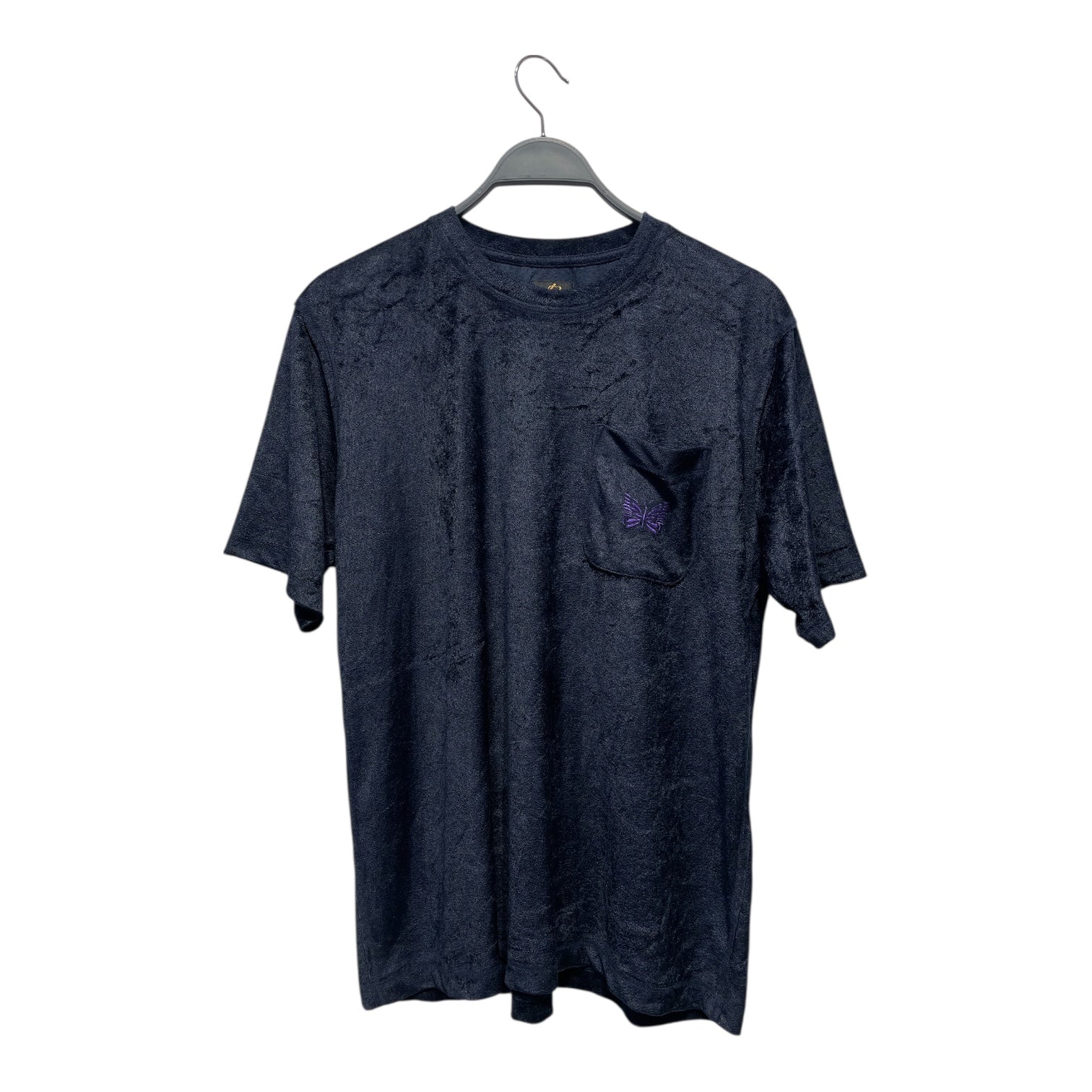 Needles/T-Shirt/M/Cotton/BLK/EMBROIDERED POCKET TEE view 1
