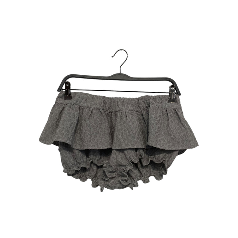 SHUSHU/TONG/Shorts/6/Floral Pattern/Cotton/GRY/BABYDOLL SHORT