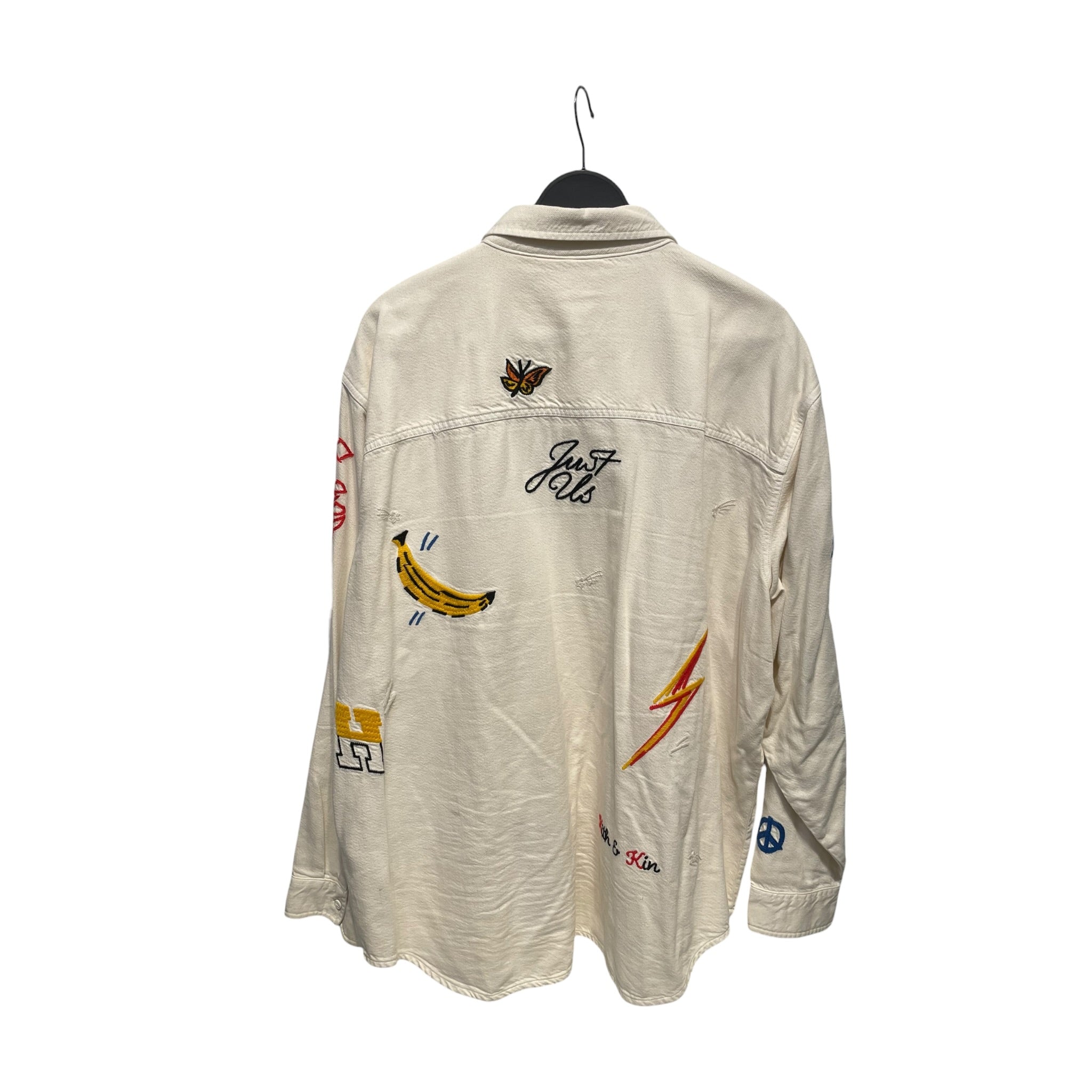 KITH/LS Shirt/XXL/Cotton/CRM/OTAKARA X KITH ALL OVER EMBROI view 2