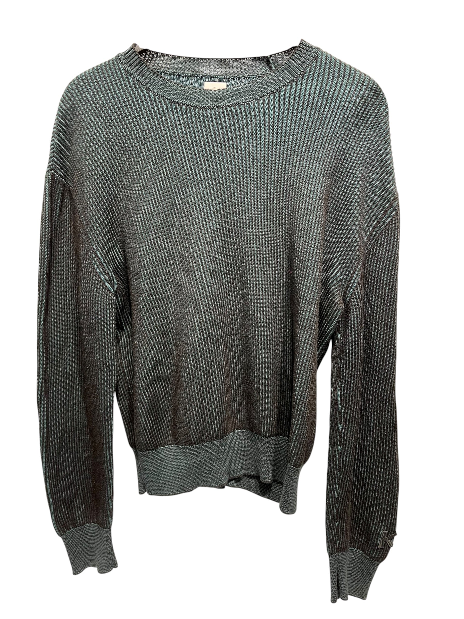 KENZO/Sweater/Stripe/Cotton/BLU/Striped Blue Green Sweater view 1