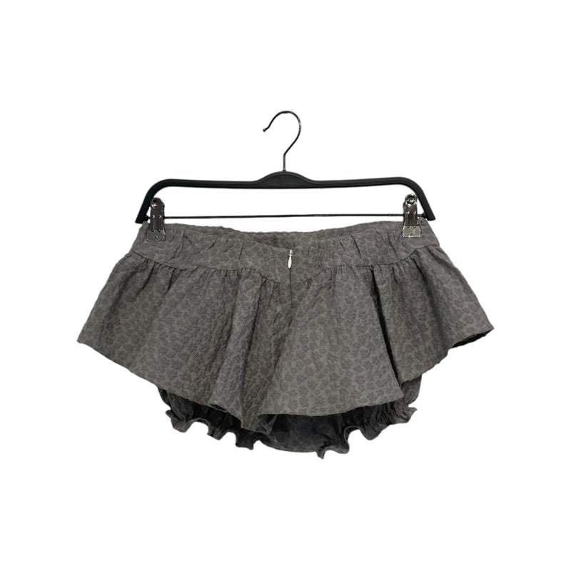 SHUSHU/TONG/Shorts/6/Floral Pattern/Cotton/GRY/BABYDOLL SHORT