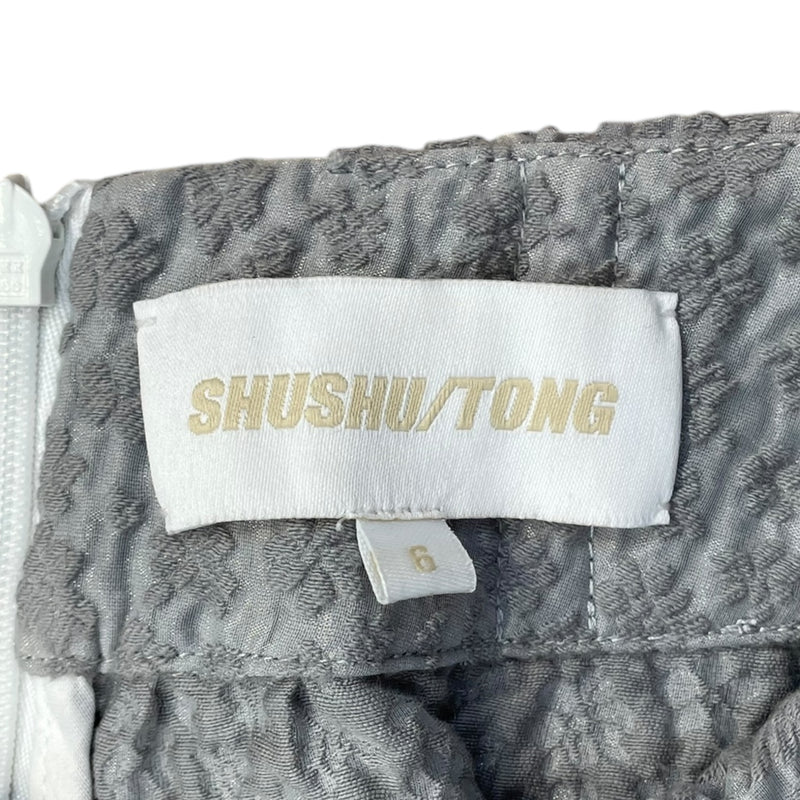 SHUSHU/TONG/Shorts/6/Floral Pattern/Cotton/GRY/BABYDOLL SHORT
