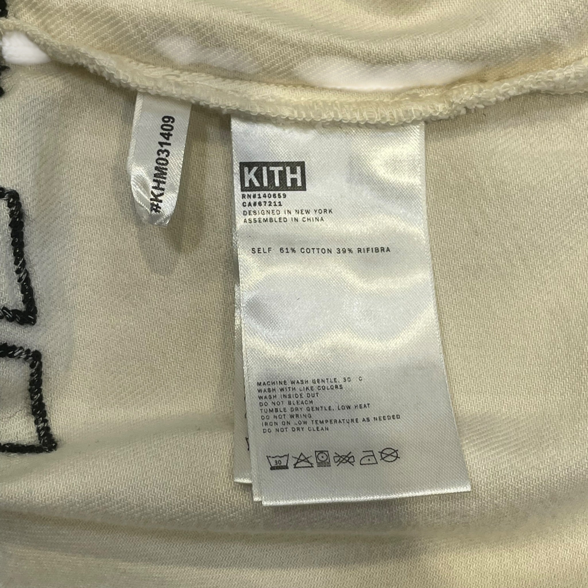 KITH/LS Shirt/XXL/Cotton/CRM/OTAKARA X KITH ALL OVER EMBROI view 4