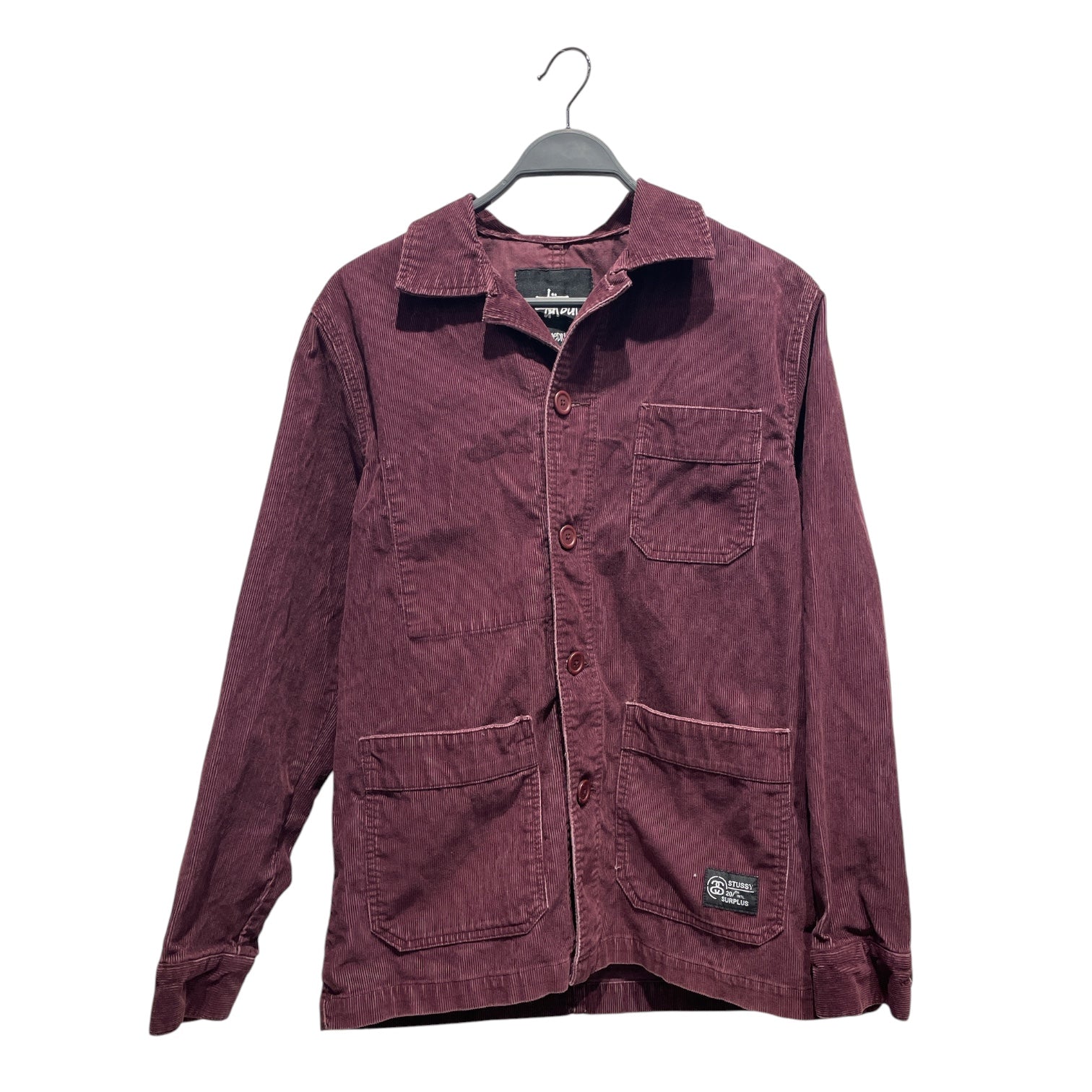 STUSSY/Coverall/M/Cotton/BRD/Double Breasted/Corduroy Chore Jacket view 1